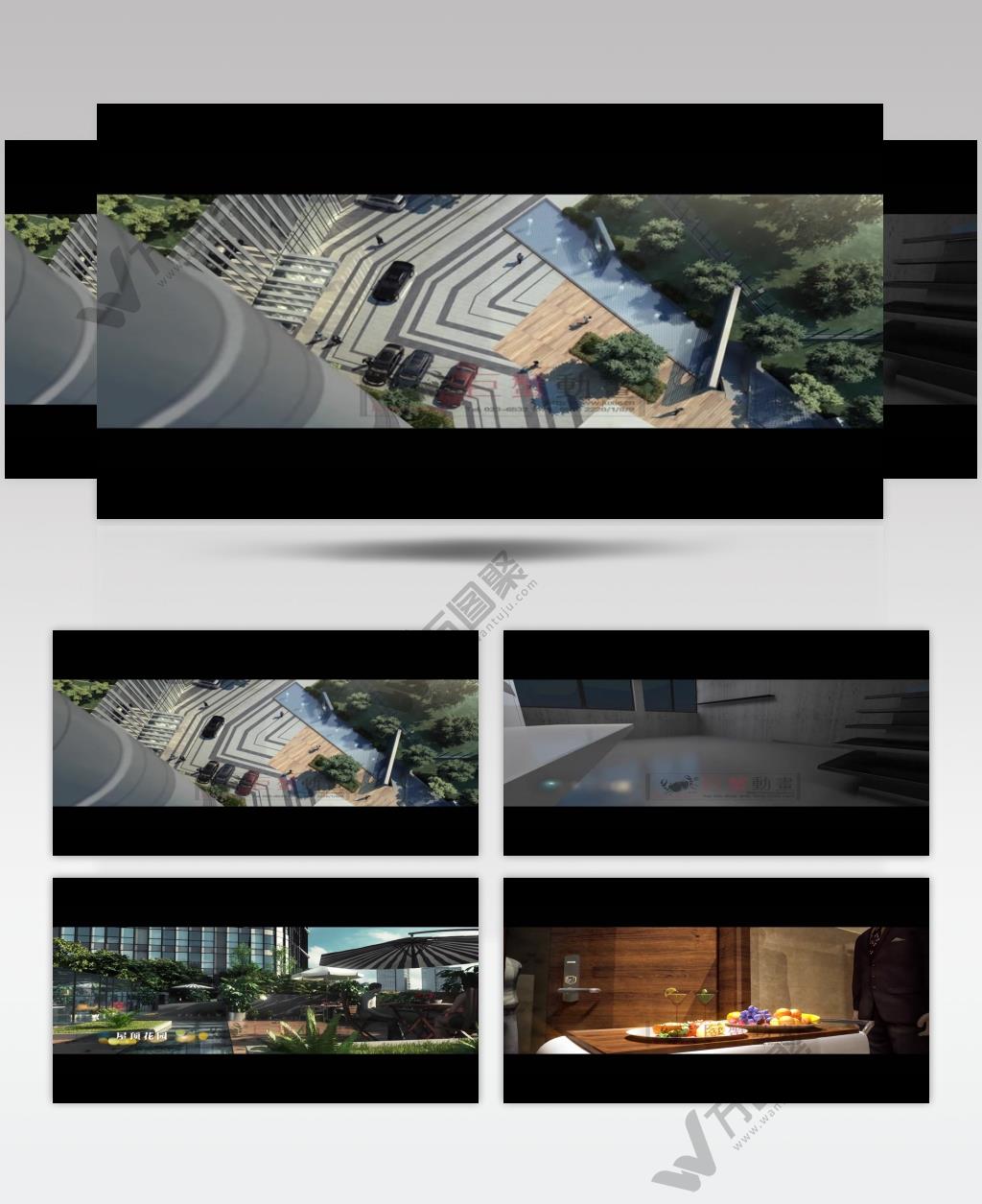 2观音桥COSMO_batch建筑动画三维动画房地产动画3d动画视频