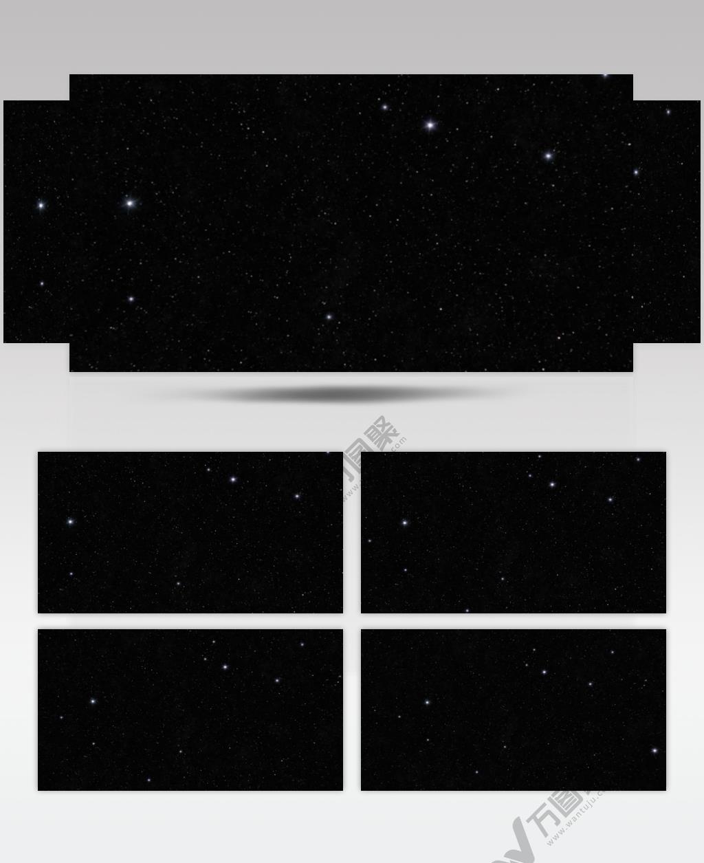 超炫星空粒子银河流星动态素材019 视频背景