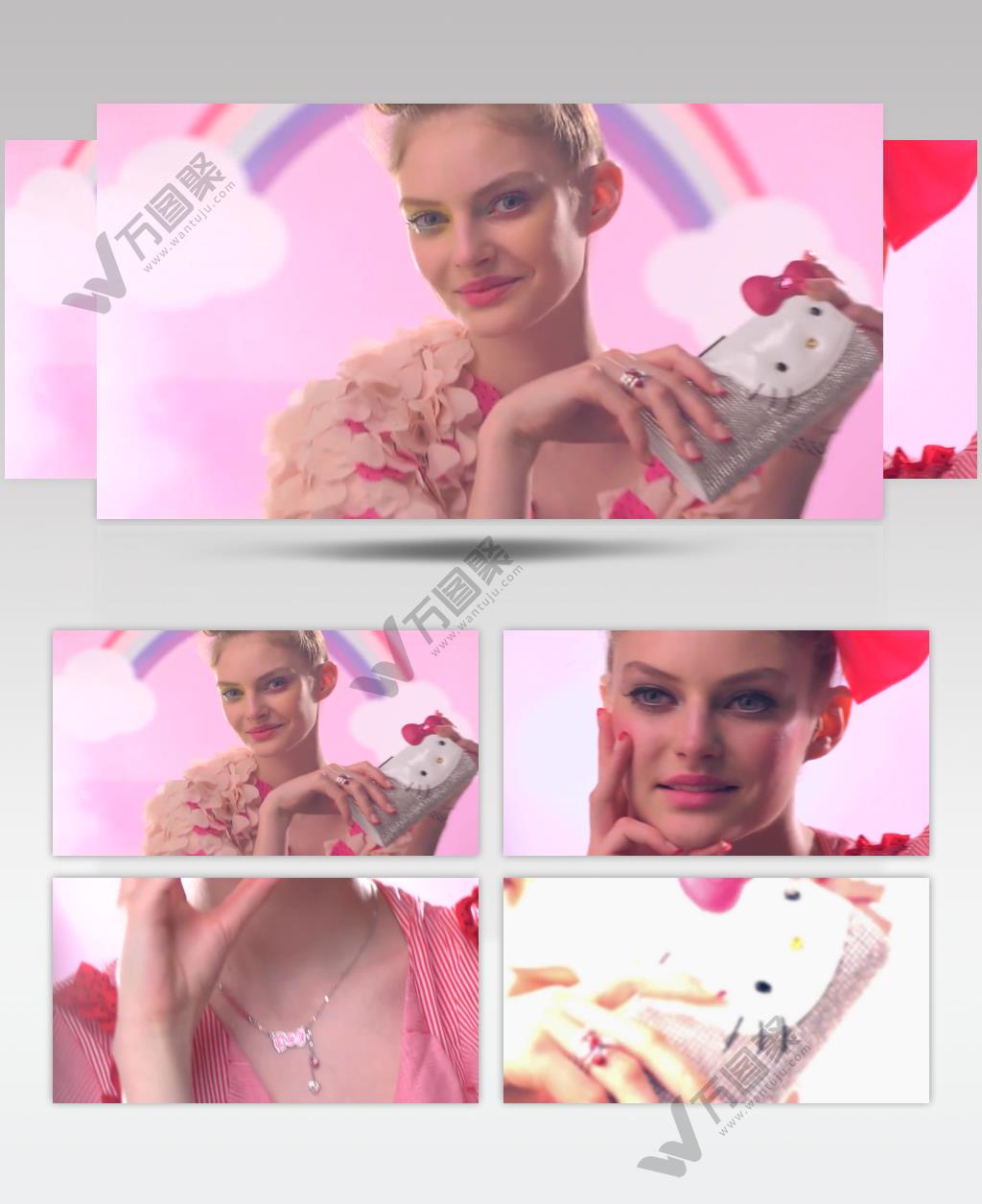 施华洛世奇HELLO KITTY 珠宝广告.720p欧美时尚广告 高清广告视频