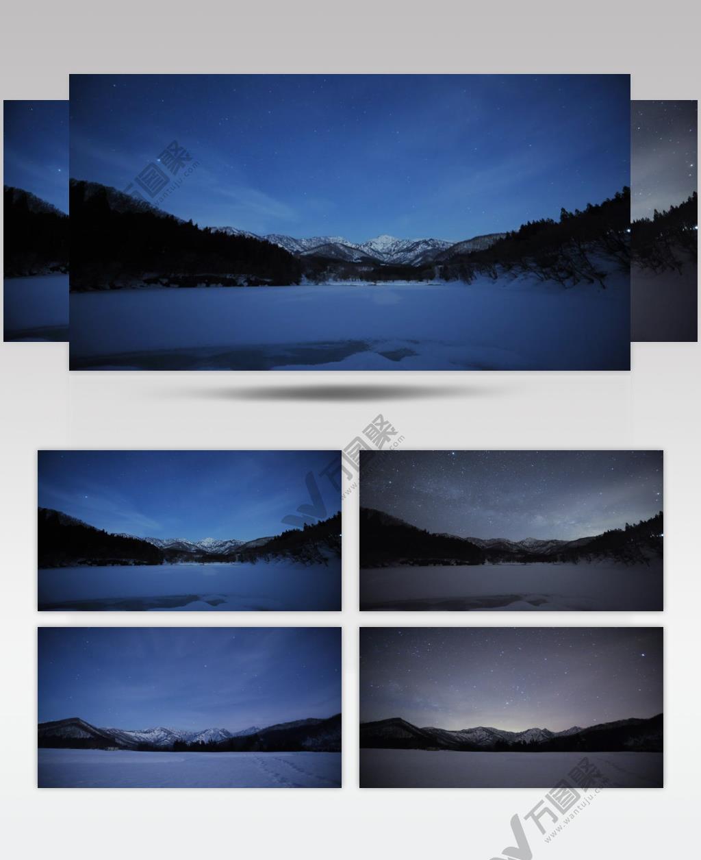 Moonlight_and_Milky_way_rising_at_Daigenta_Canyon延时摄影风光风景视频素材