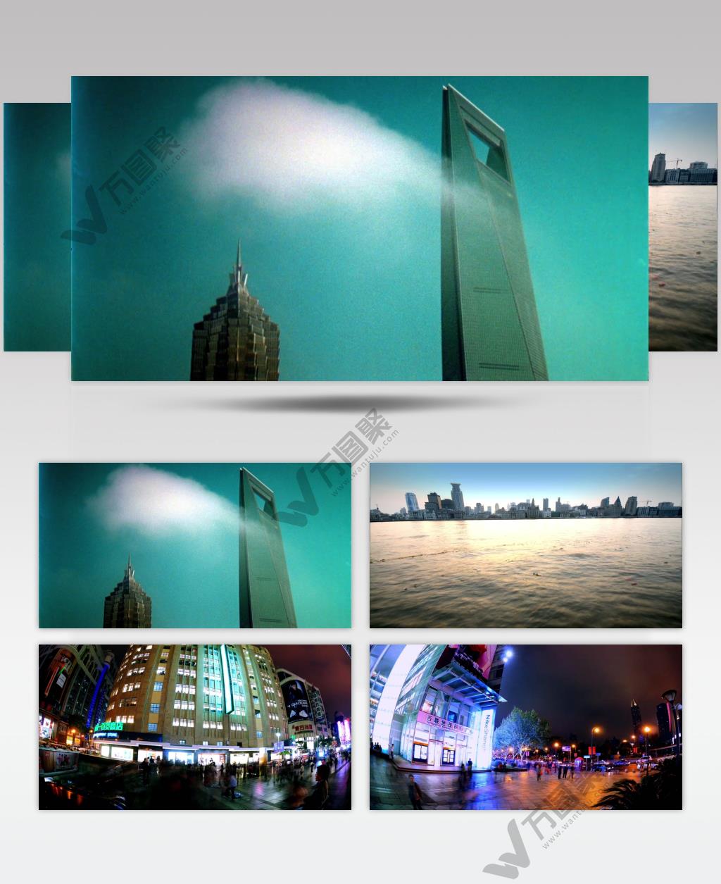 大厦外观和上海城市夜景上海高清宣传片上海各种高清实拍素材系列_batch城市实拍视频 城市宣传片