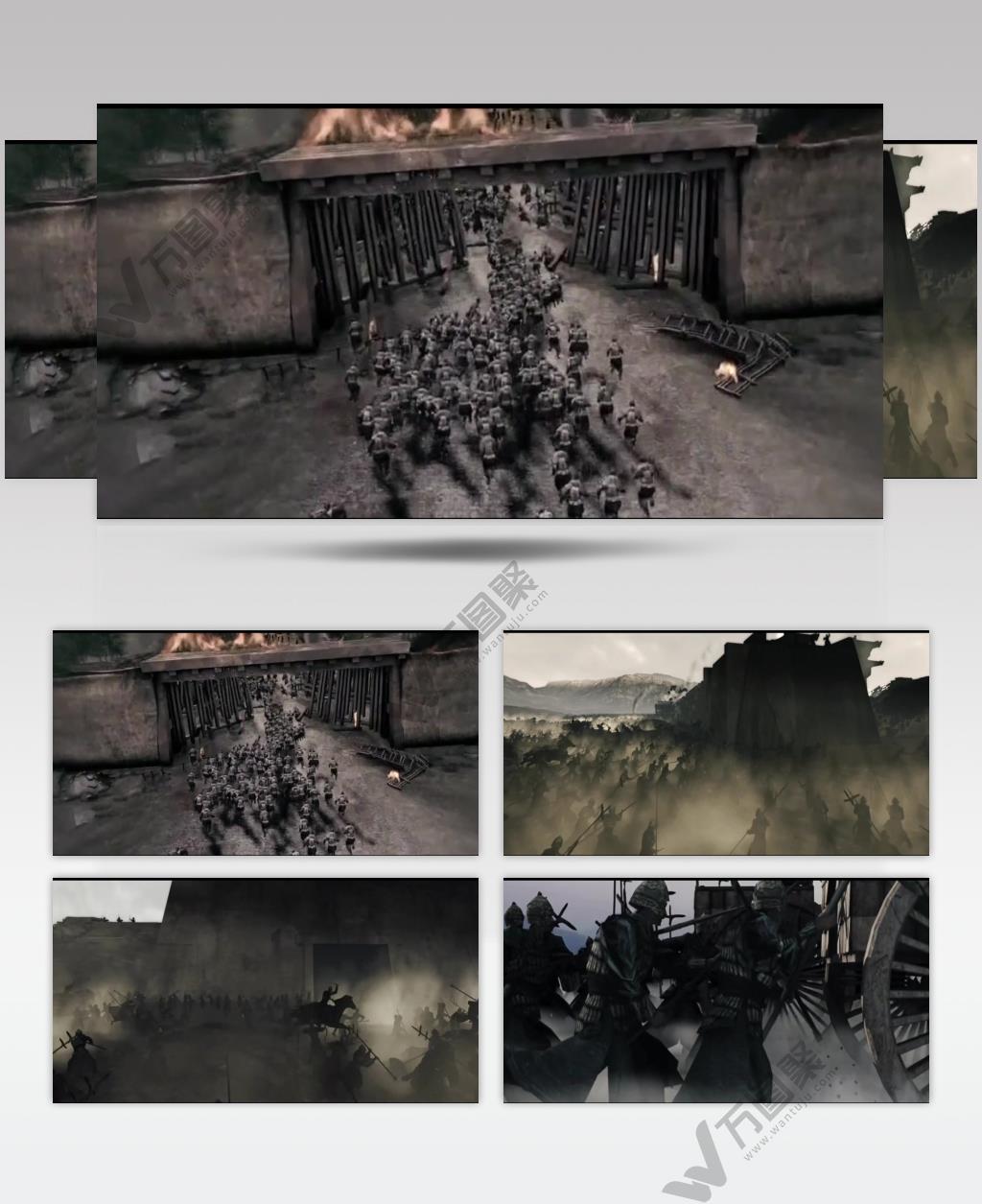 YM3883 古代战争系列 视频动态背景 虚拟背景视频