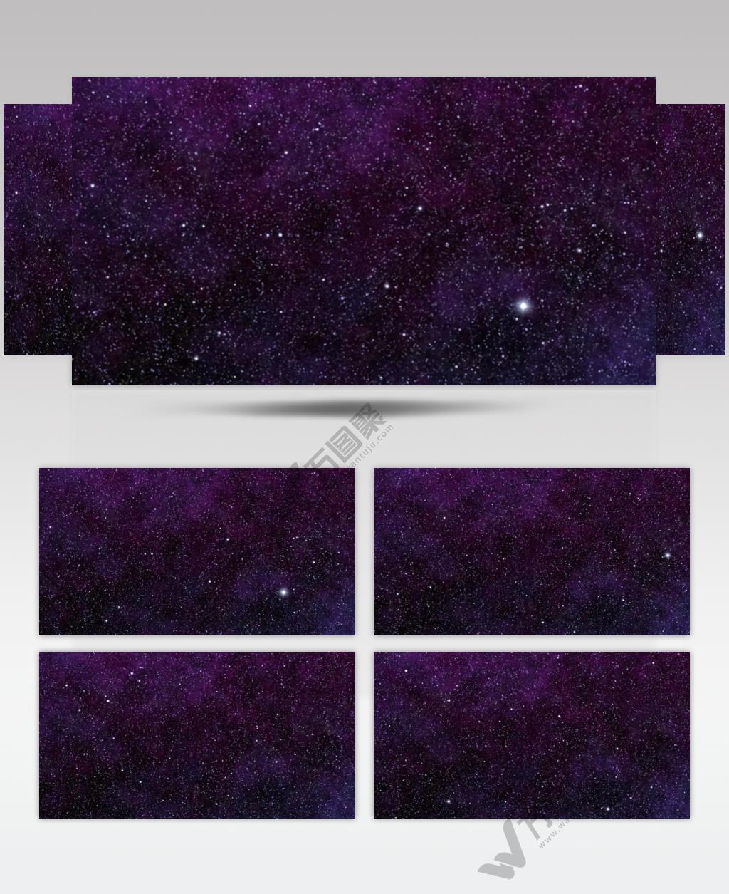 超炫星空粒子银河流星动态素材006 视频背景