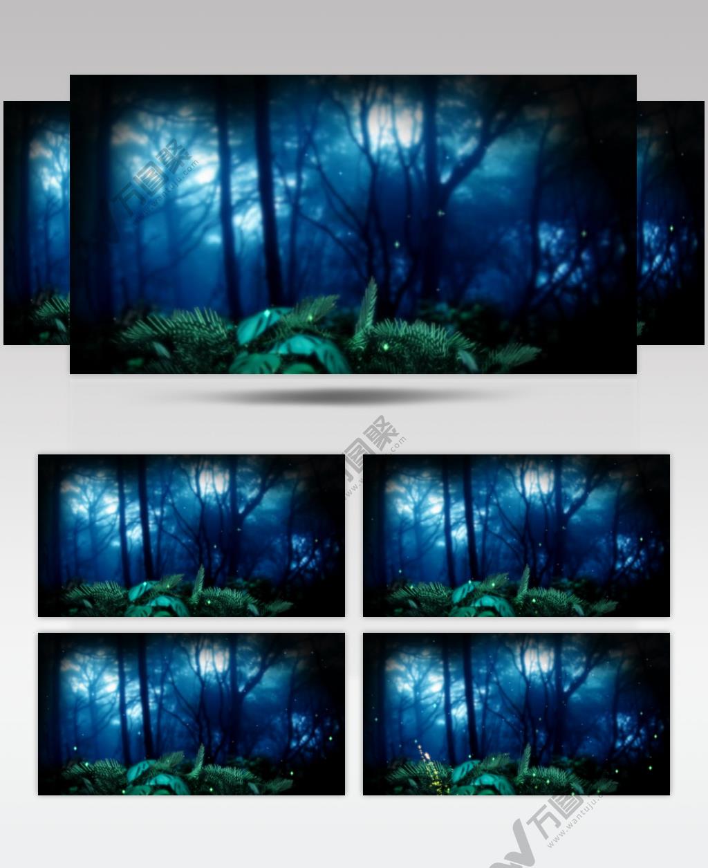 梦幻童话森林 款A00136梦幻童话森林无音乐 led视频素材