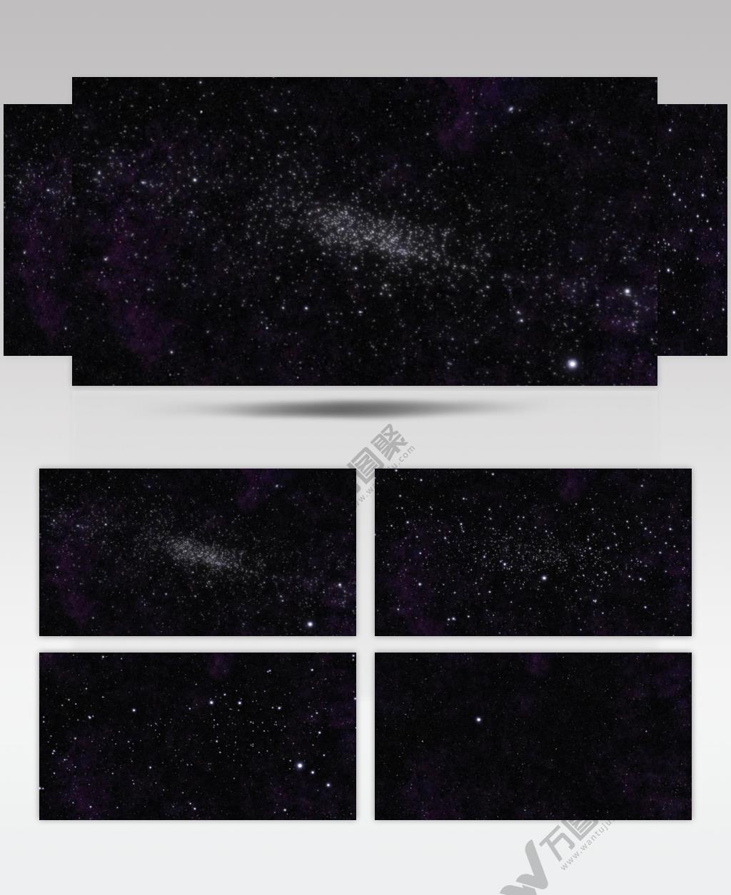 超炫星空粒子银河流星动态素材001 视频背景