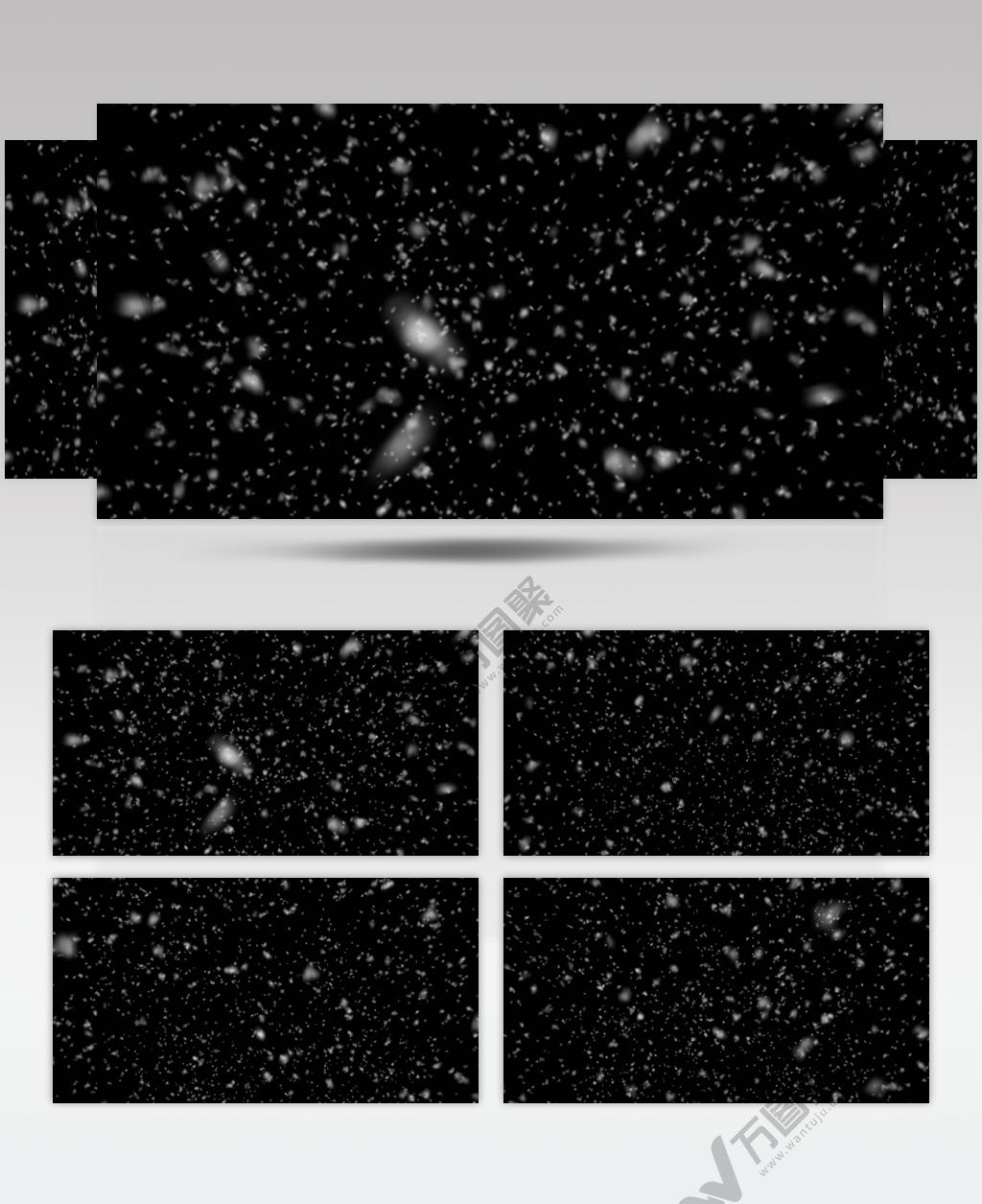 原创下雪雪花背景素材