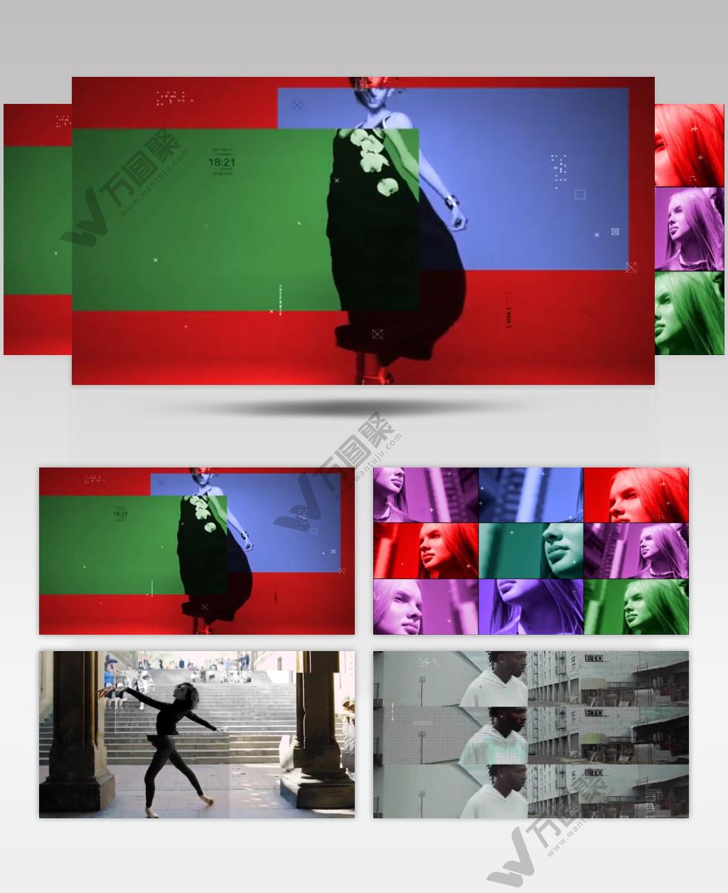 AE 15589 时尚能量音乐视频 ae素材源文件