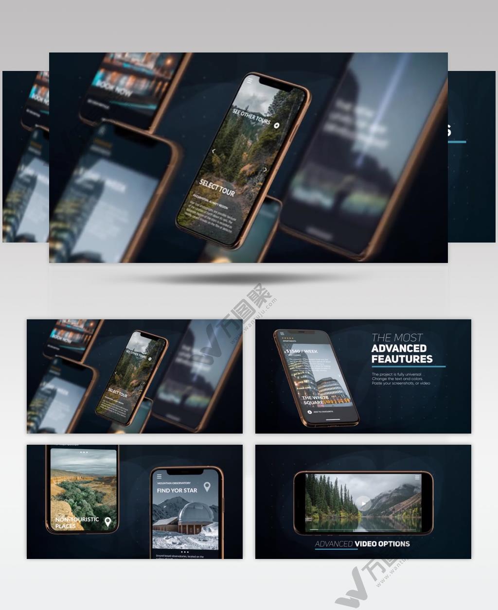 AE 15669 手机应用展示 ae素材源文件