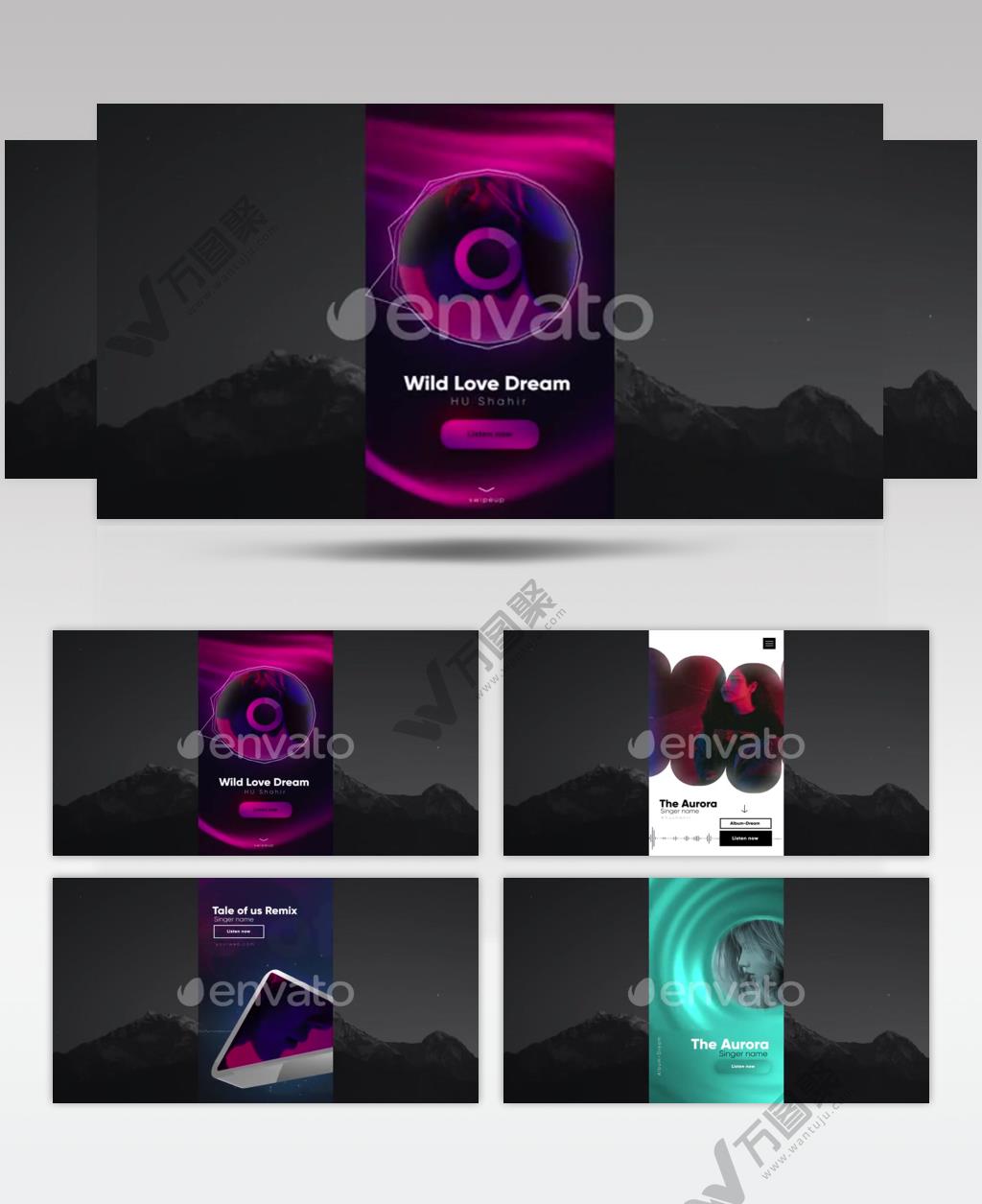 AE 15615 手机端音乐视频 ae素材源文件