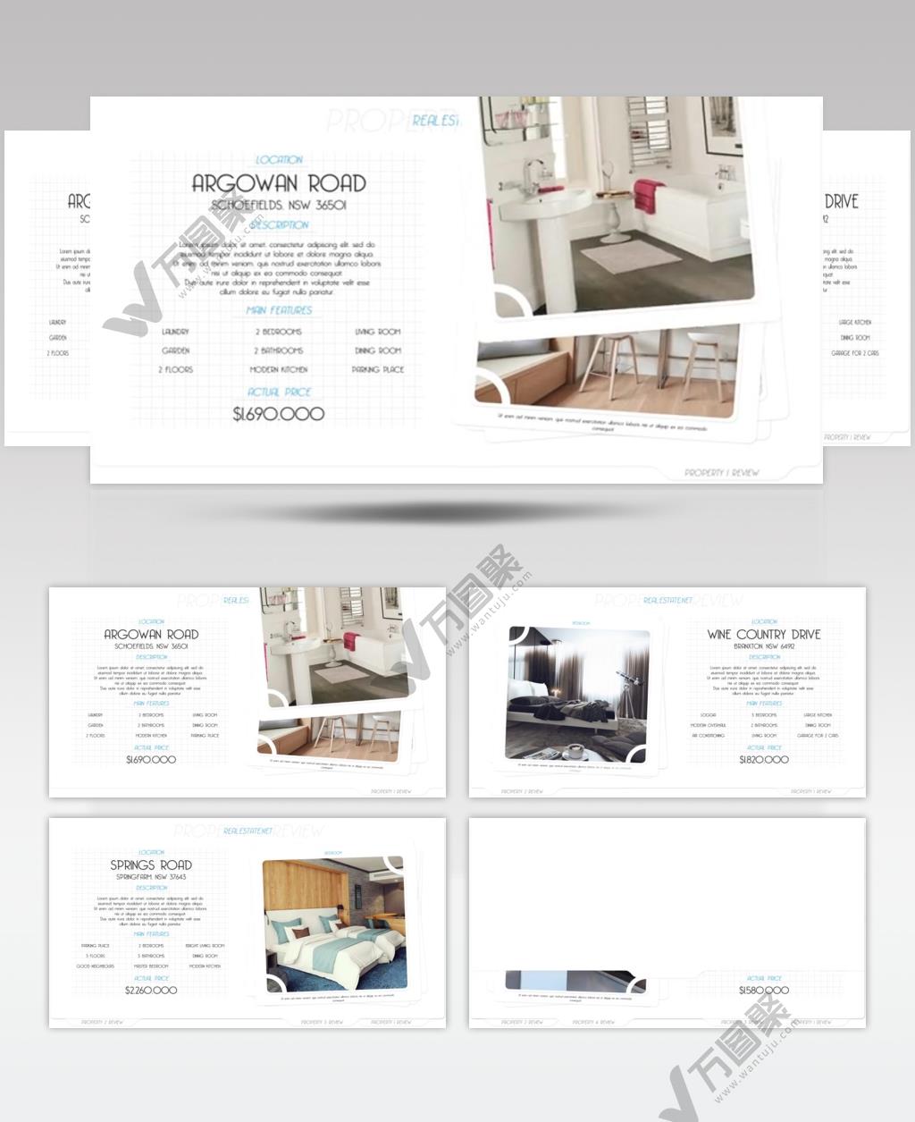 AE 15307 简洁地产宣传 ae素材源文件