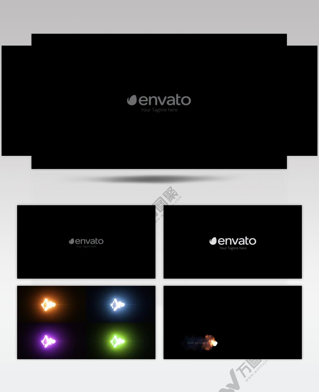 AE 15136 影视火焰展示 ae素材