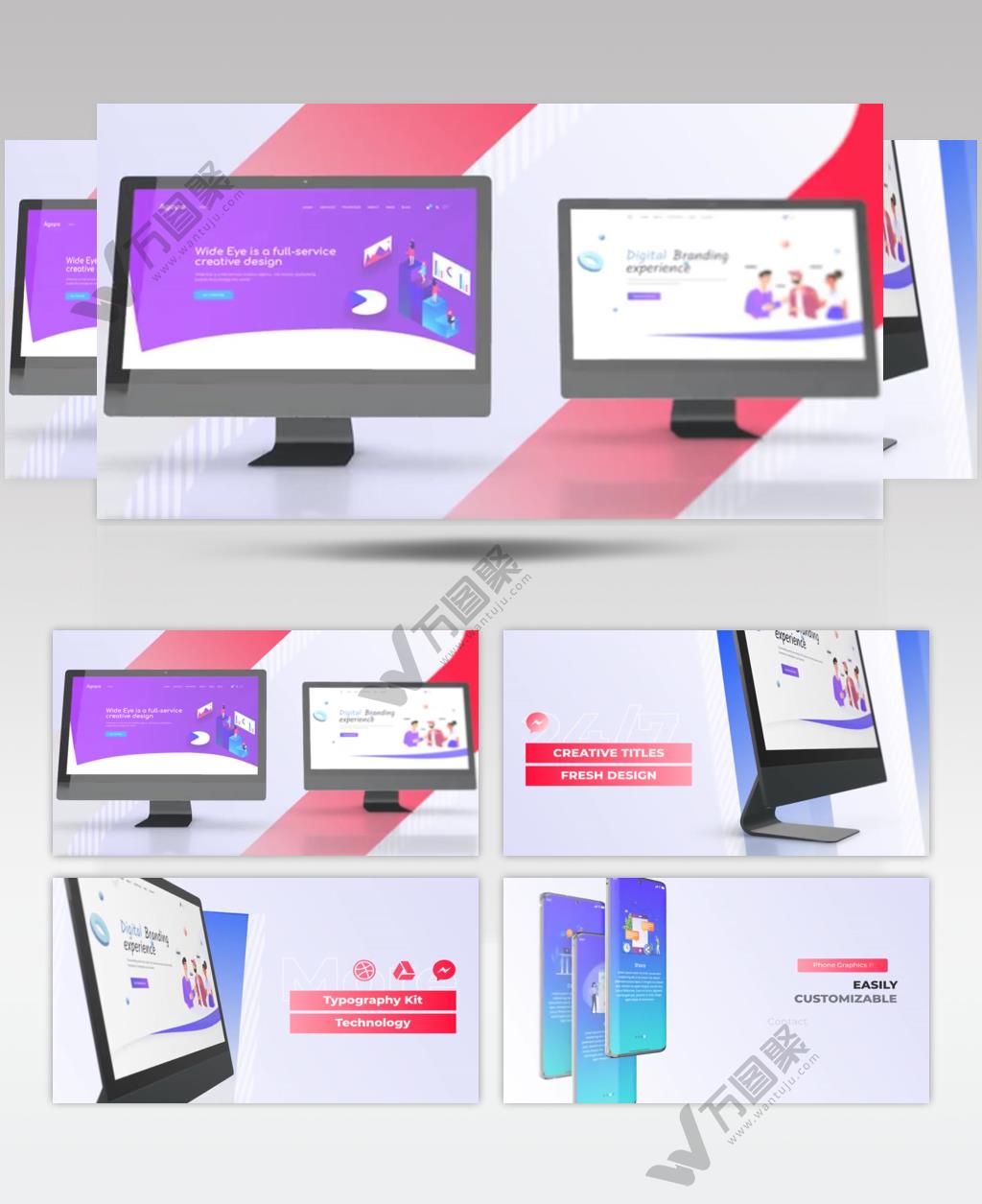 AE 15576 手机应用宣传 ae素材源文件