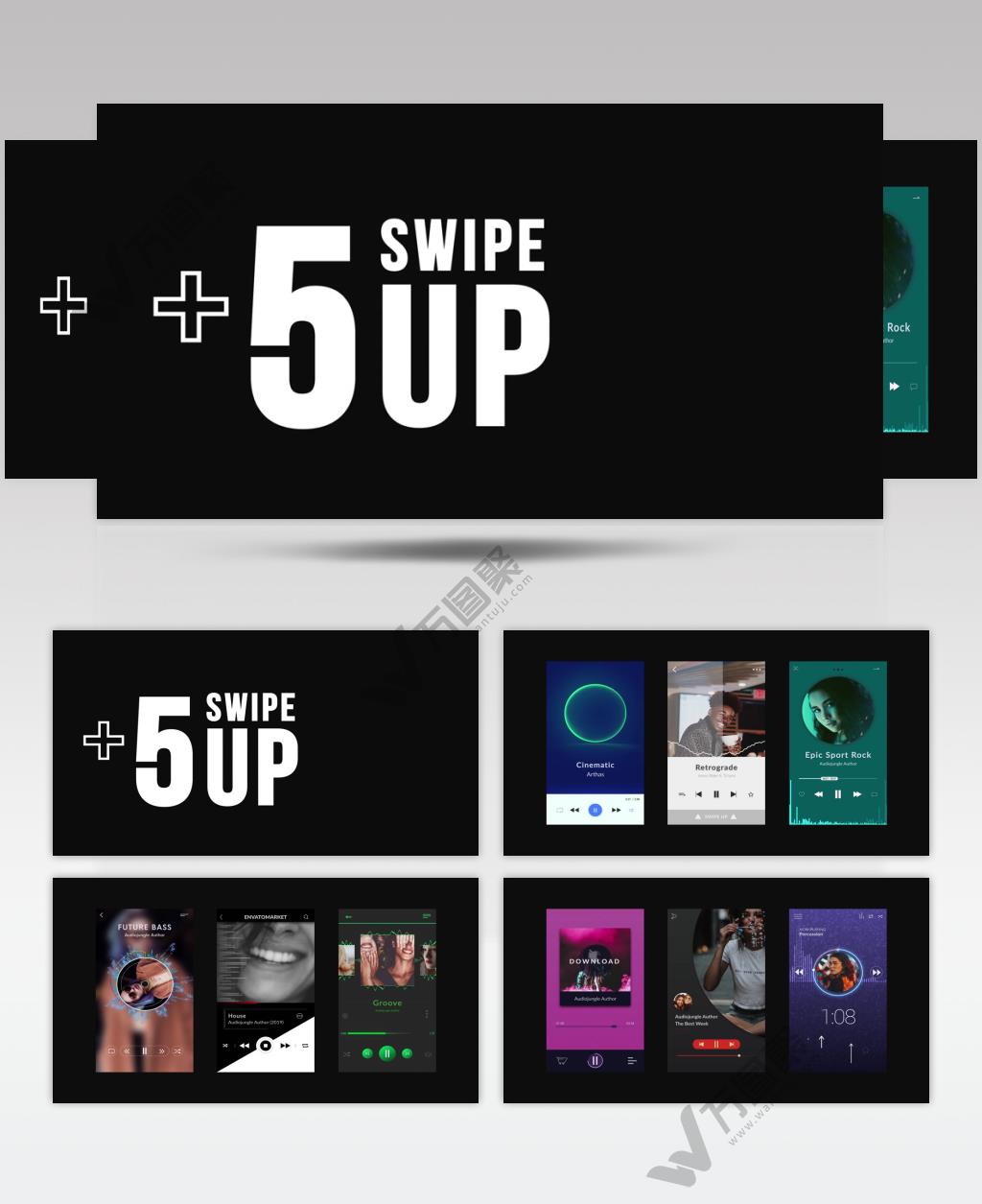 AE 15723 音乐可视化播放器 ae素材源文件