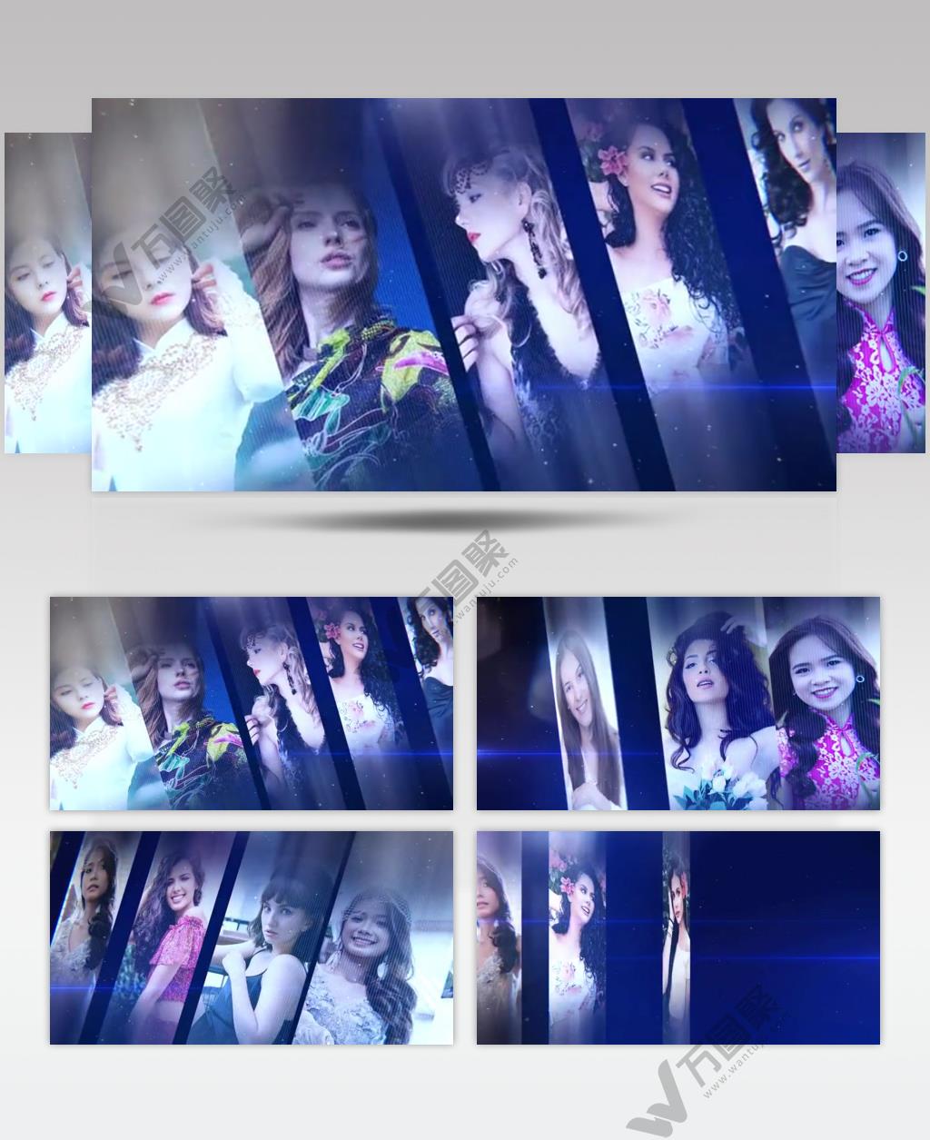 AE 15485 优雅时尚照片展示 ae素材源文件