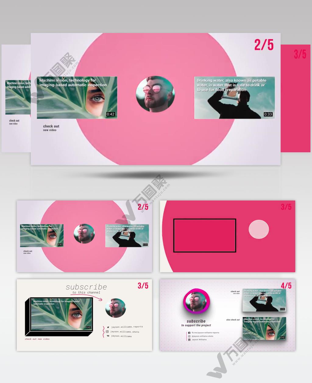 AE 15446 播客订阅 ae素材源文件