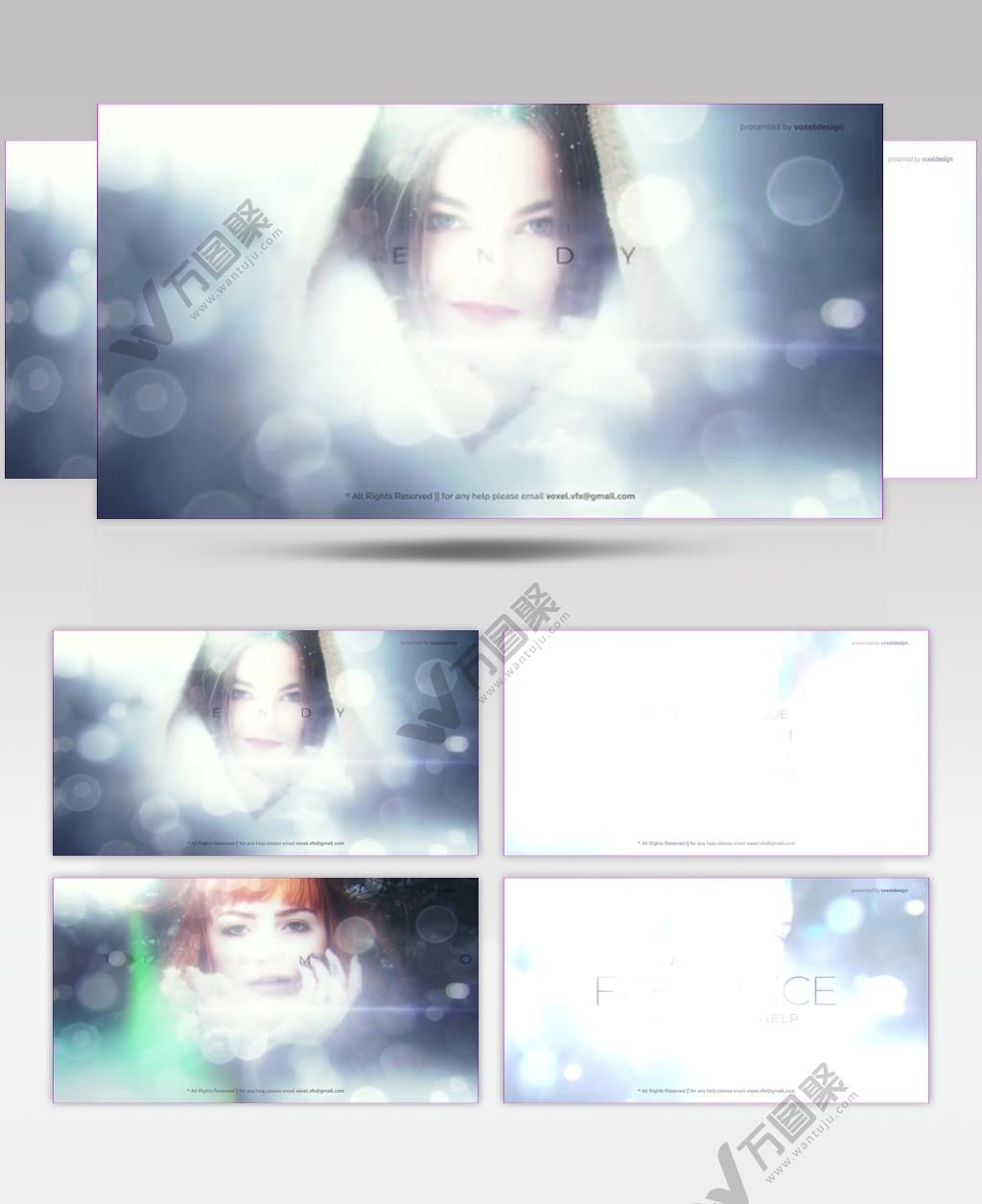 AE 15491 时代影视标题展示 ae素材源文件