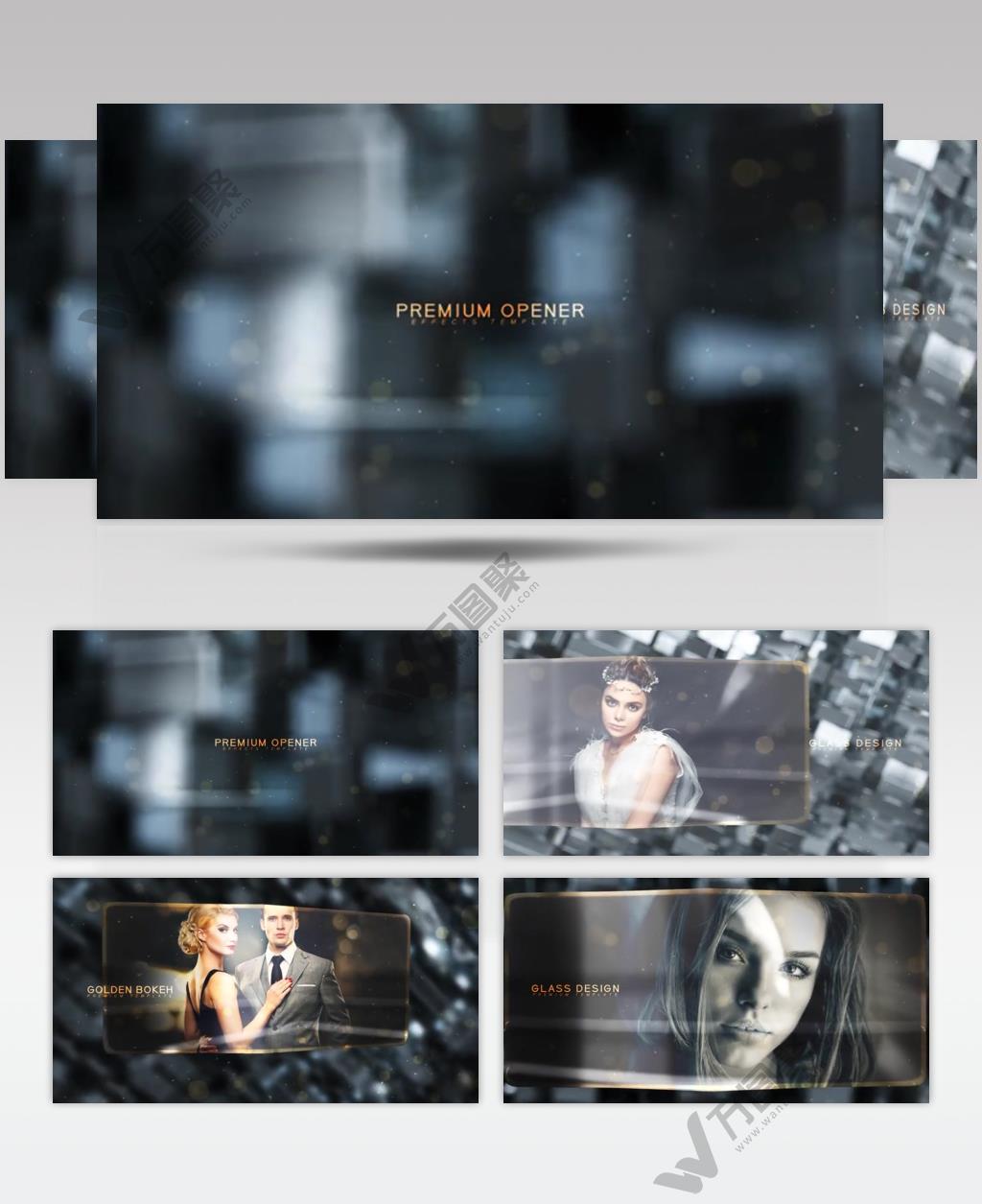 17592 钻石玻璃效果视频展示