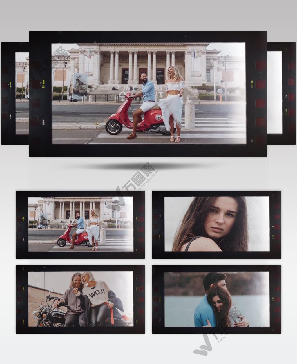 15192 复古幻灯片