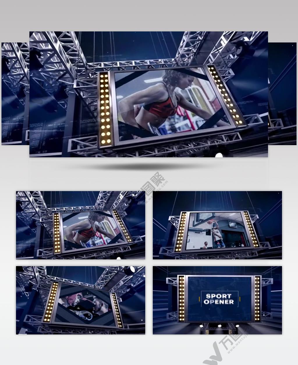 AE 15592 终极体育运动宣传 ae素材源文件