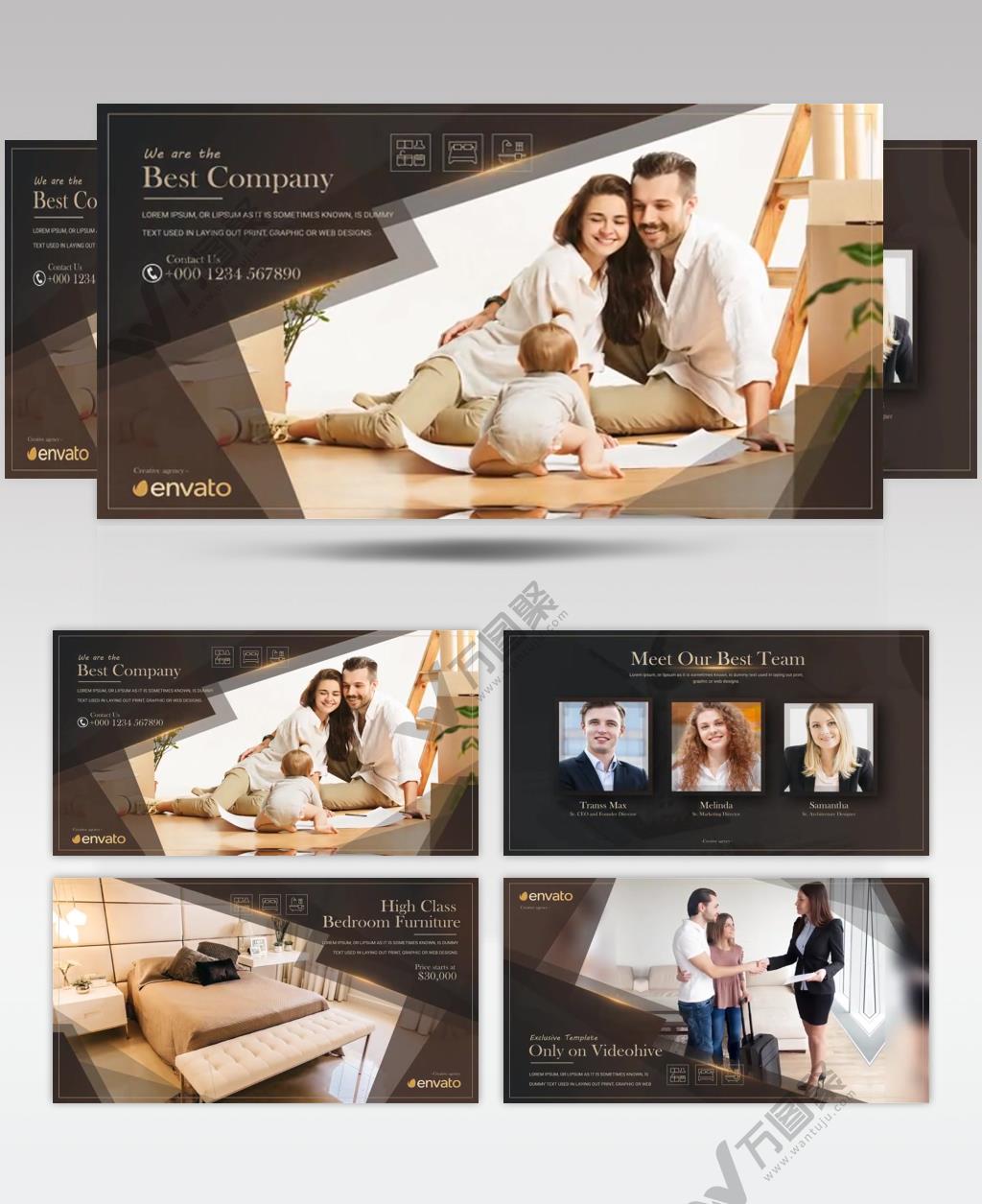 AE 16031 地产宣传 ae素材源文件