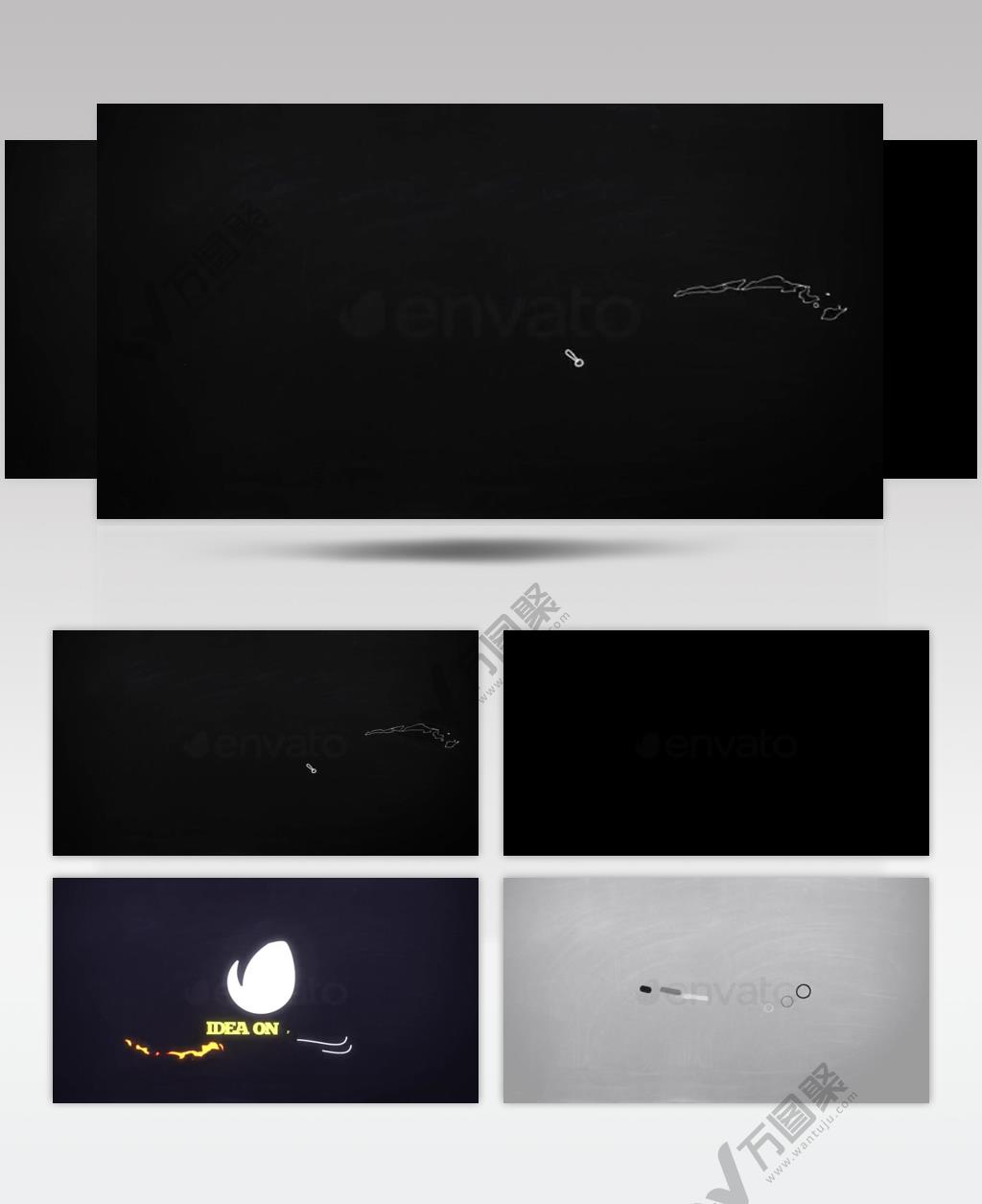 15866 迷你火焰标志 ae下载