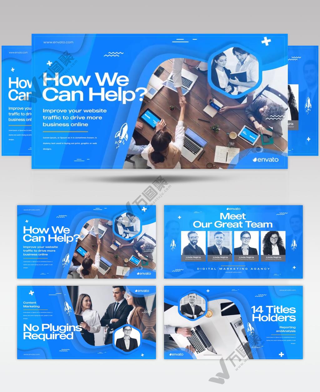 AE 16380 营销机构展示 ae素材源文件