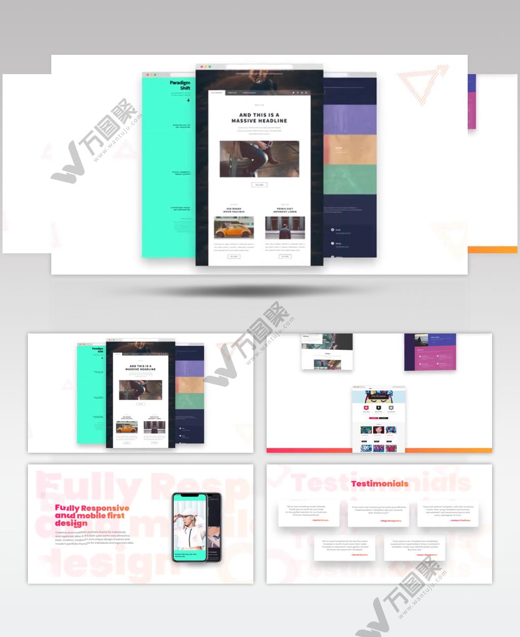 AE 16296 网站宣传 ae素材源文件