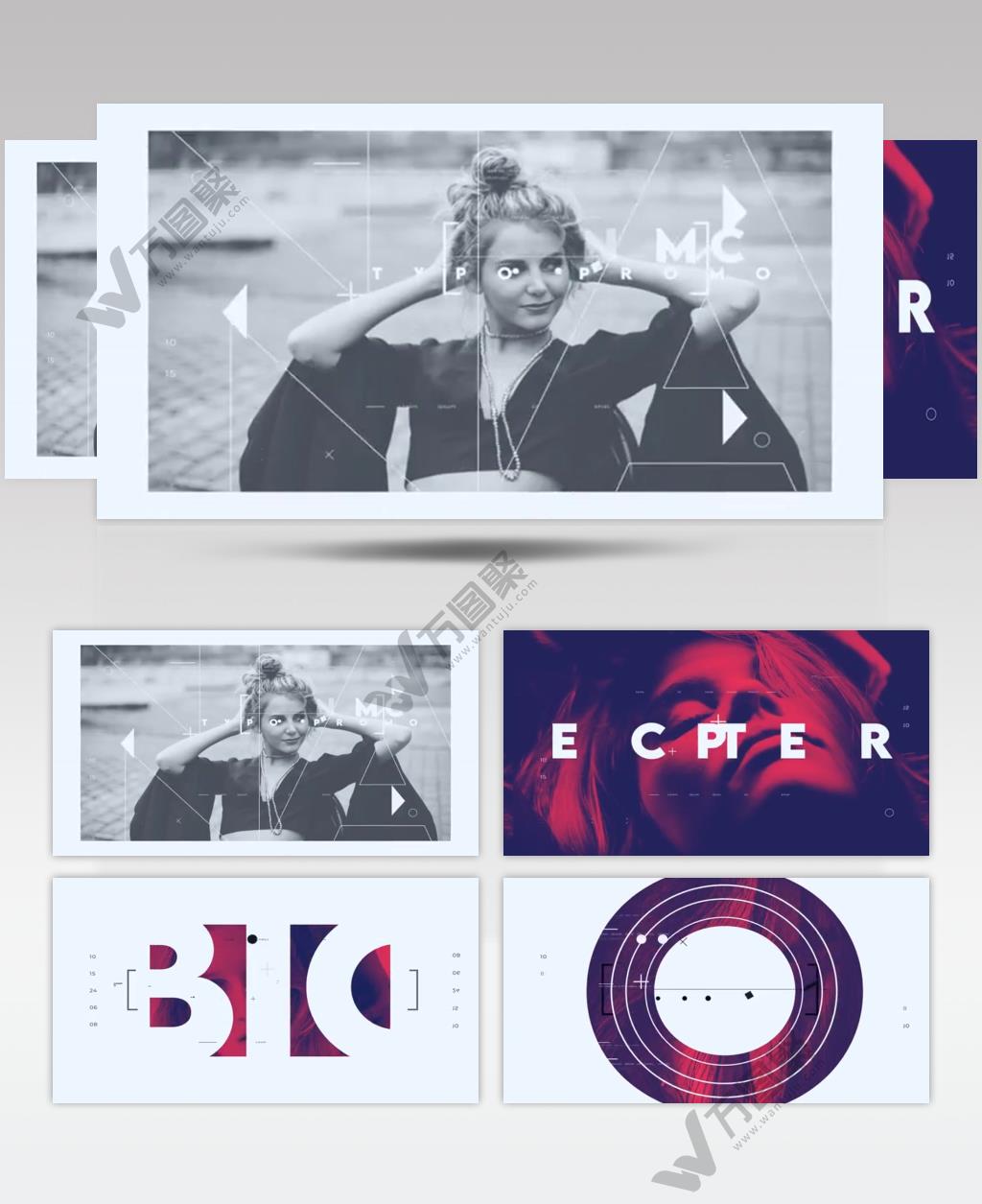 AE 17033 动态版式 ae素材源文件