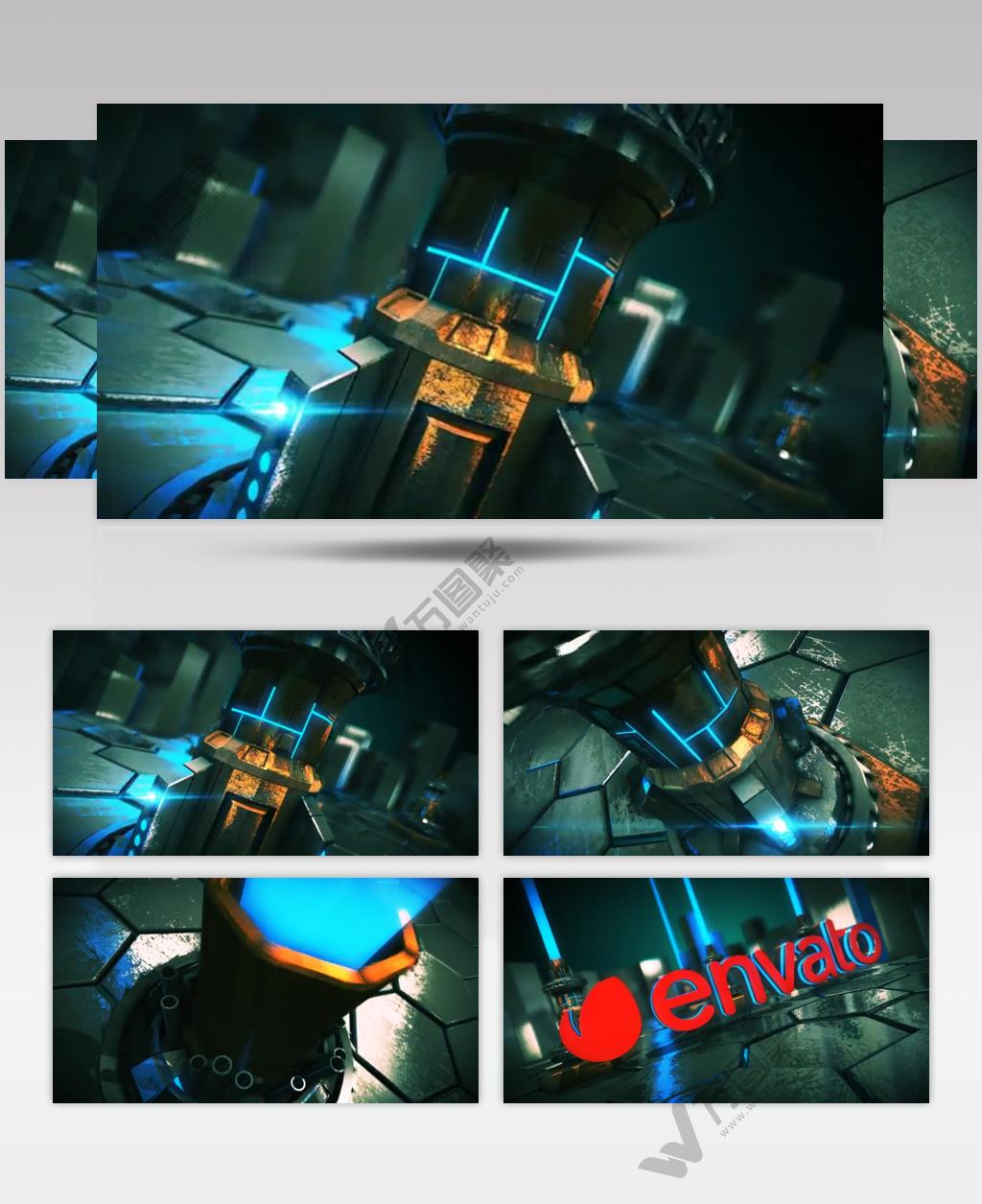 16494 激光柱标志展示