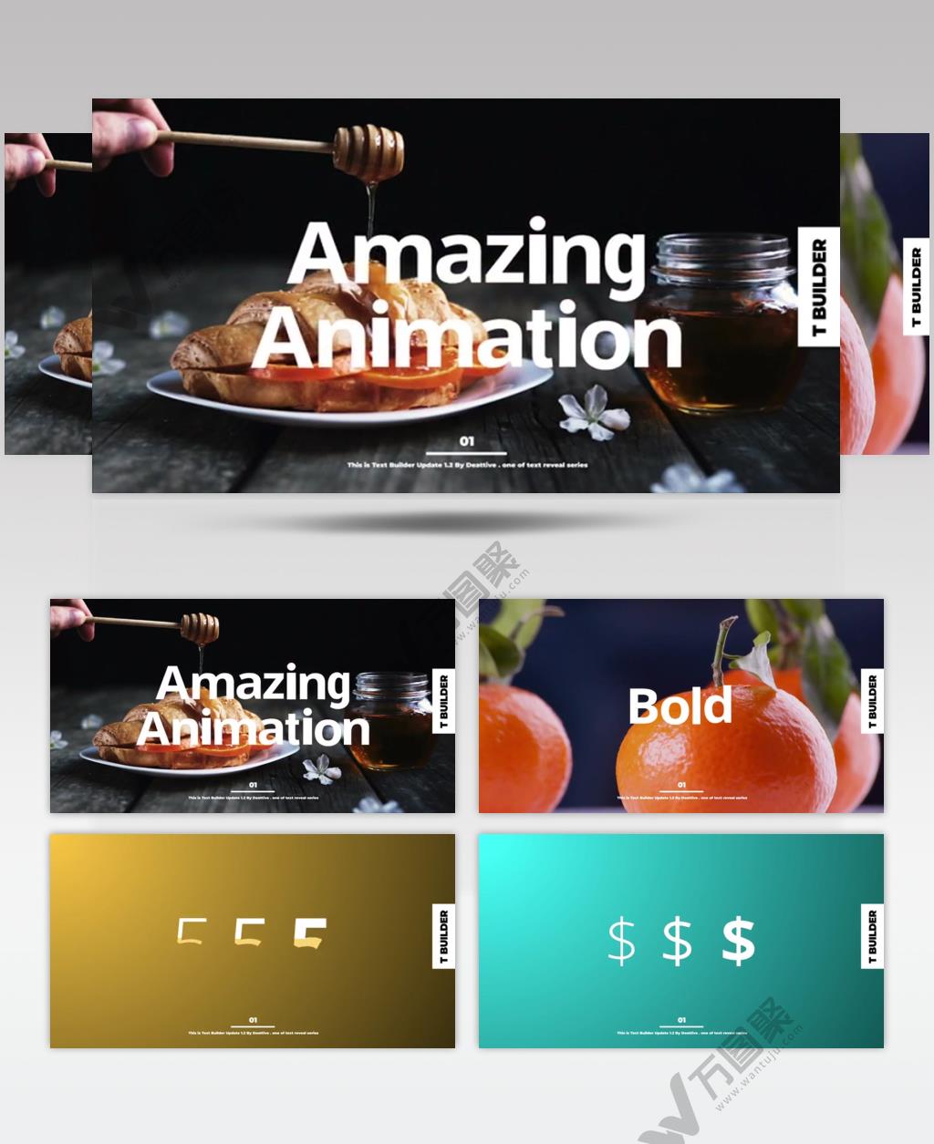 AE 16396 文本创建器 ae素材源文件