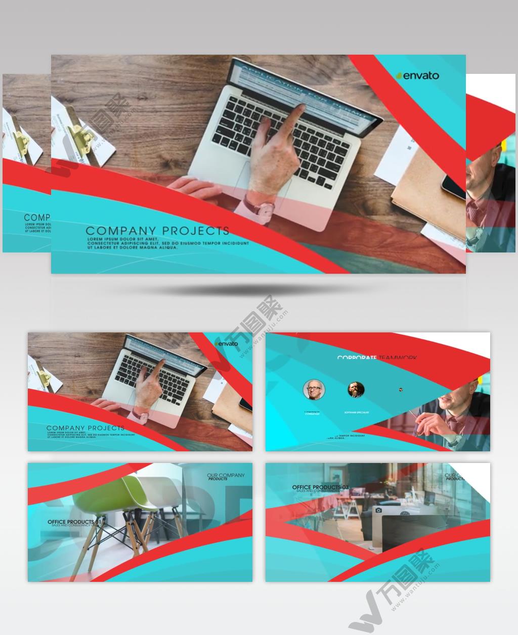 AE 17111 商企宣传 ae素材源文件