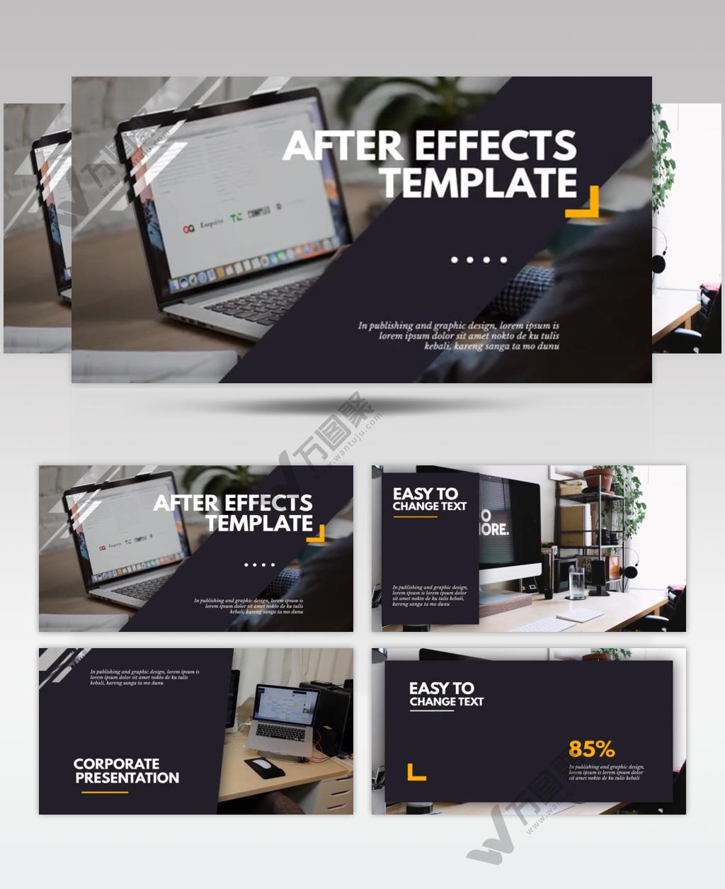 AE 16649 商企展示 ae素材源文件