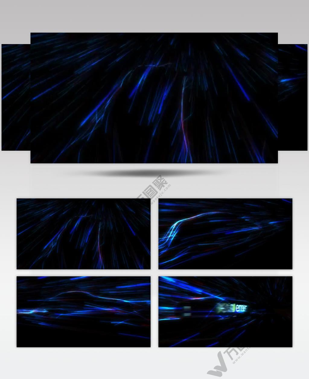 15458 赛车极速光特效标志展示