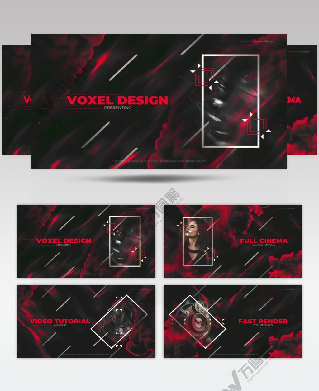 AE 17042 创意标题 ae素材源文件