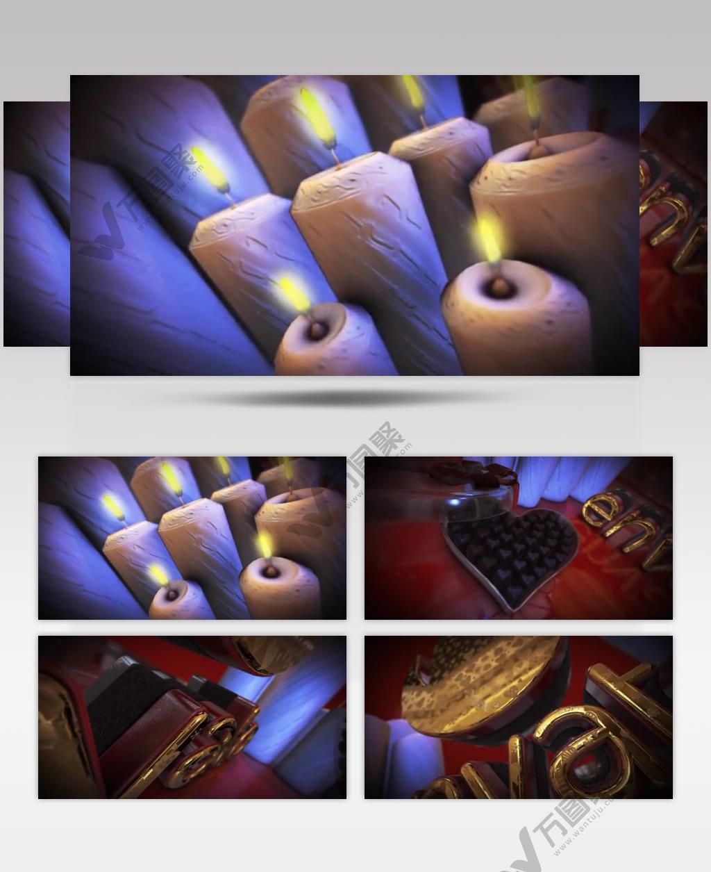 16497 浪漫标志片头