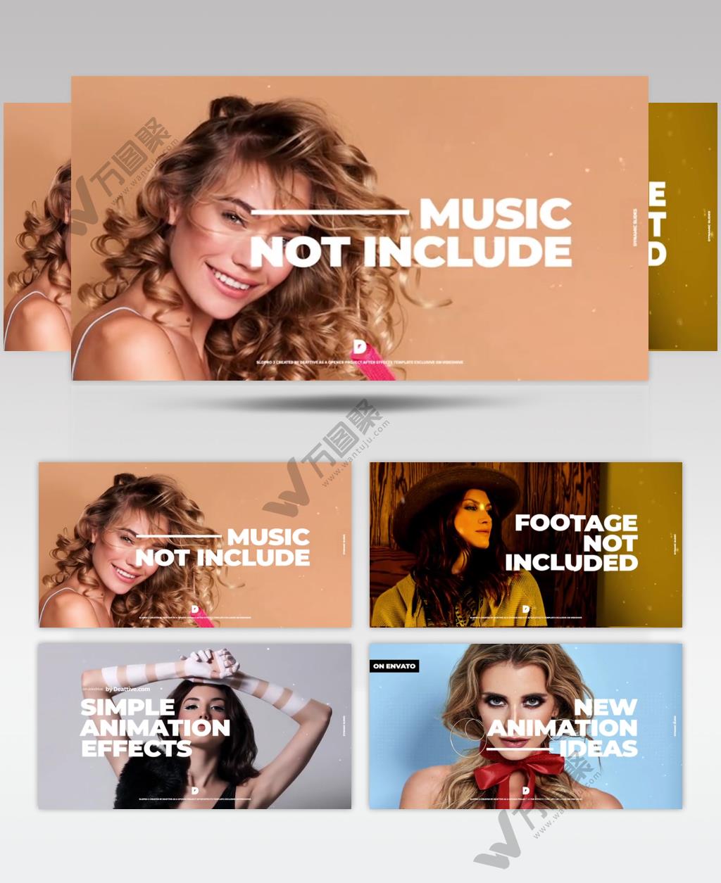 AE 16509 动态视频展示 ae素材源文件