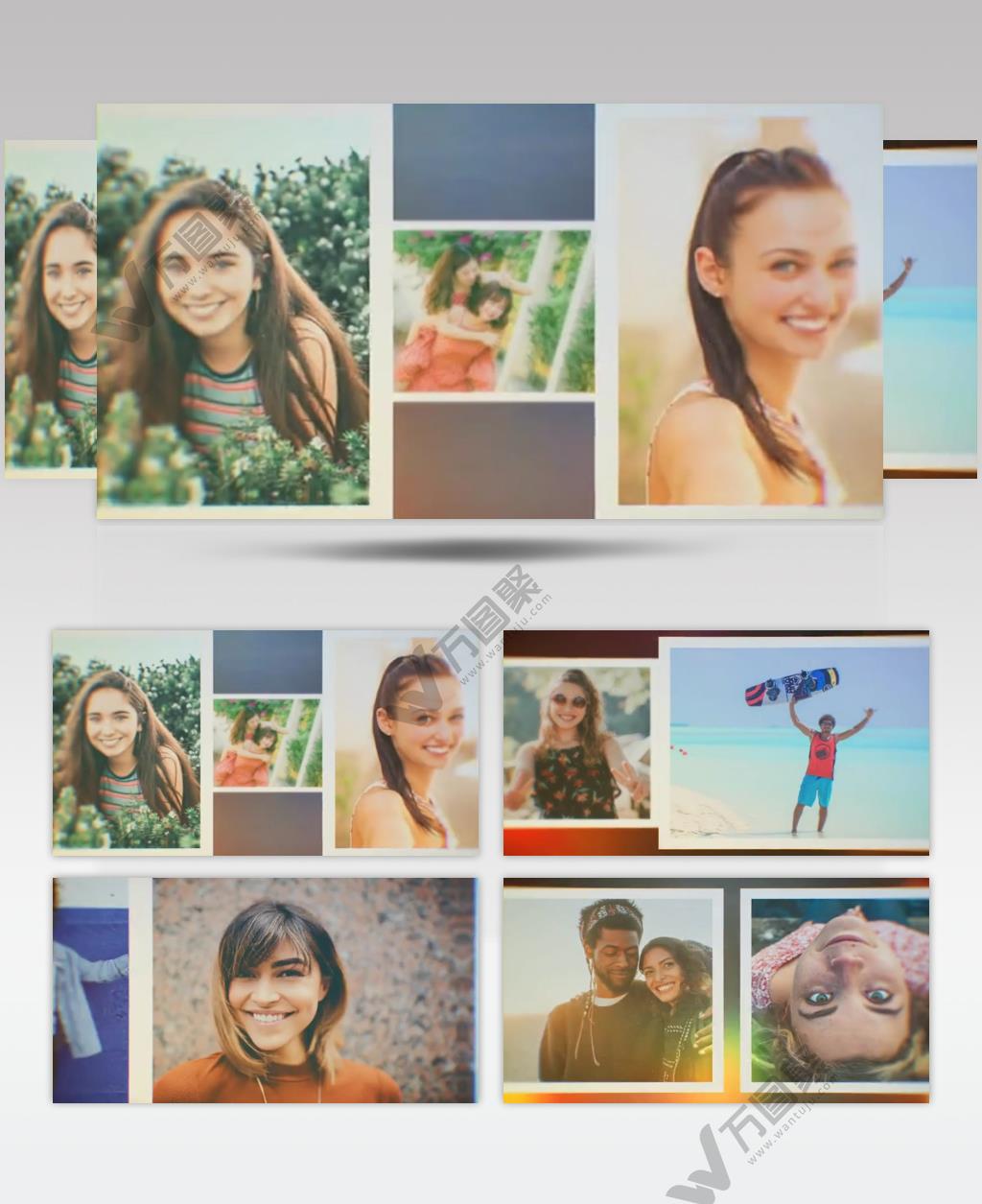 AE 16895 照片幻灯片 ae素材源文件