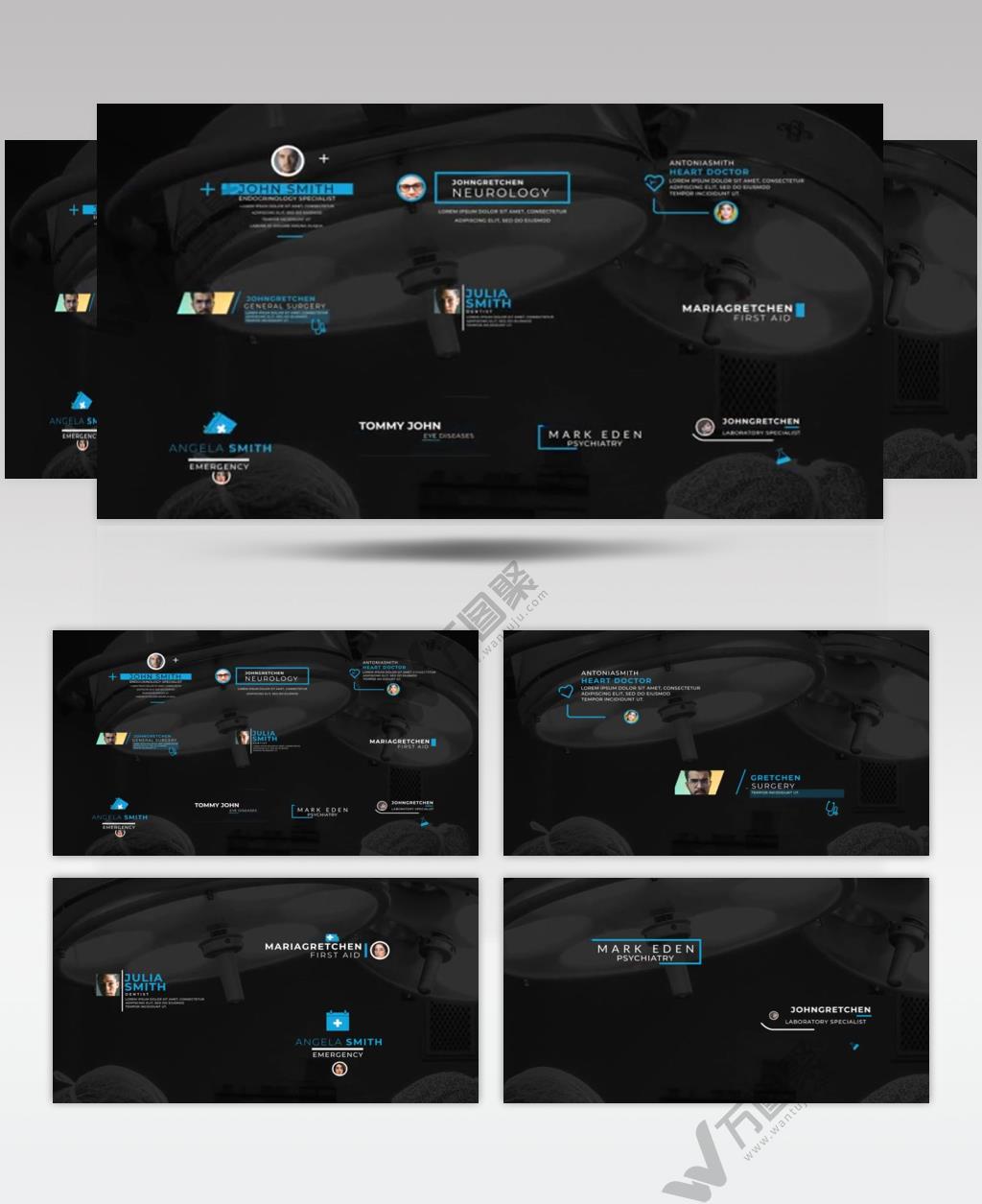 AE 16702 医学文本标题 ae素材源文件