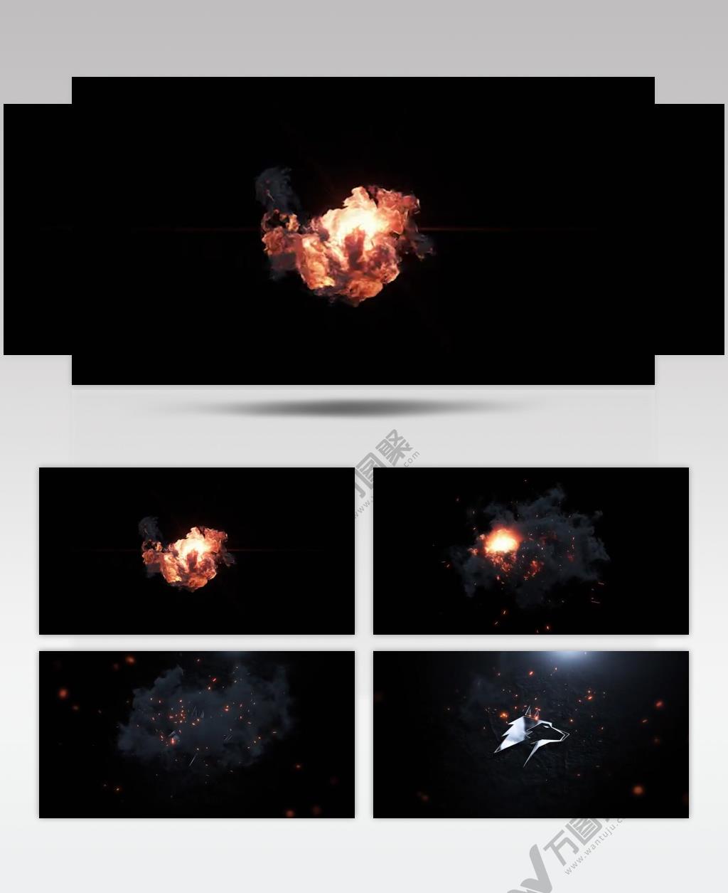 16460 火焰标志片头