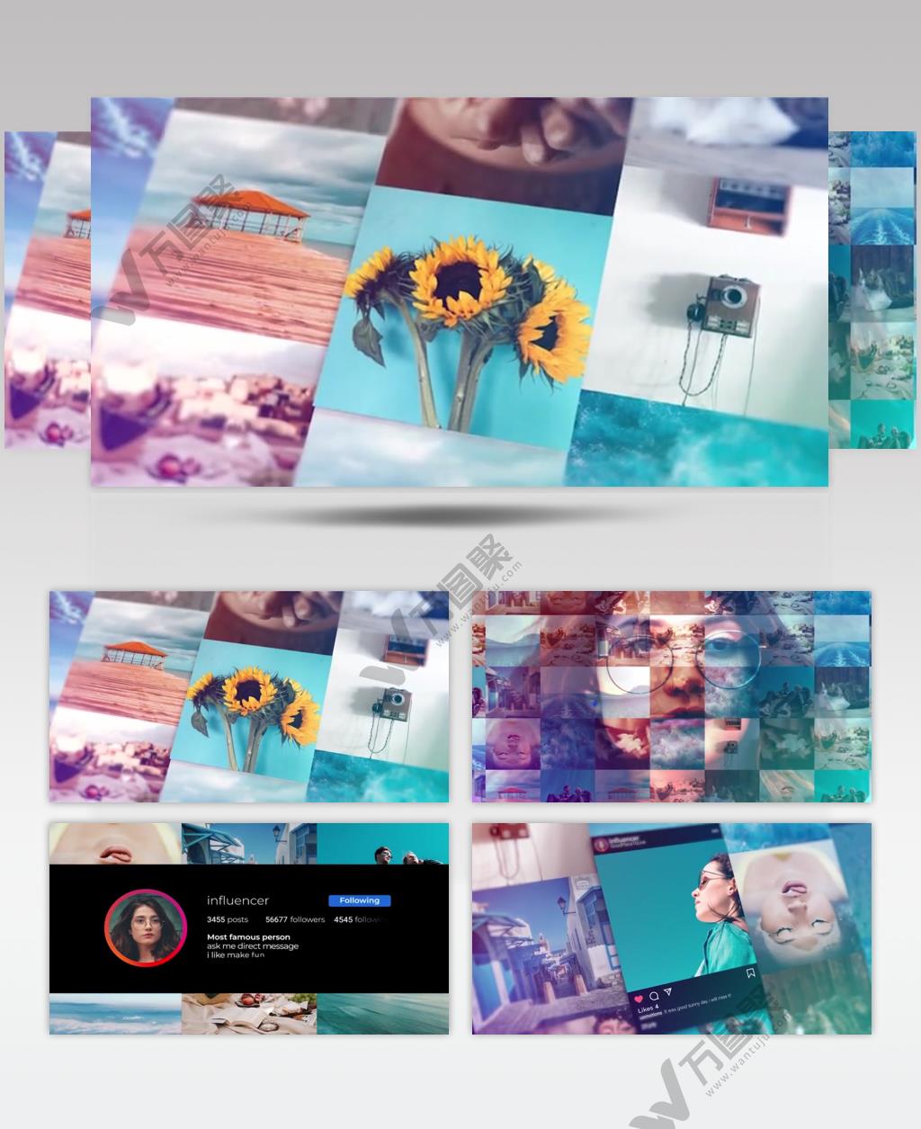 AE 16938 手机端现代风格宣传 ae素材源文件