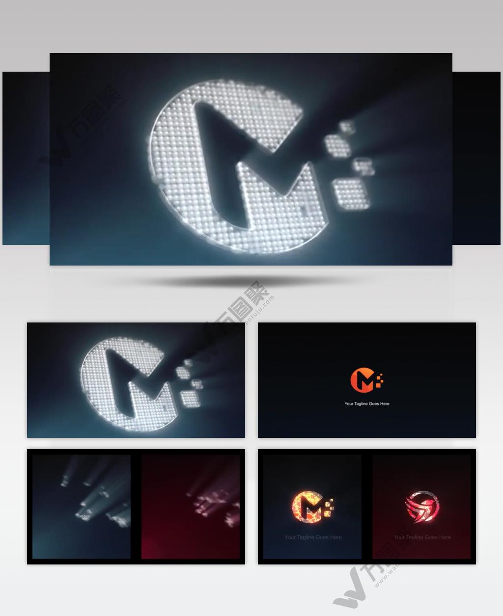 15673 点阵标志展示