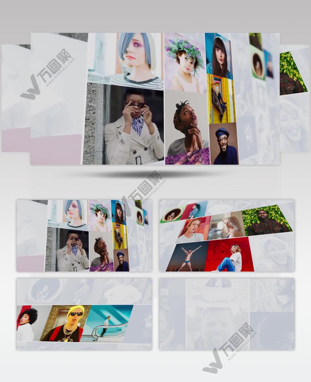 16336 照片墙标志展示