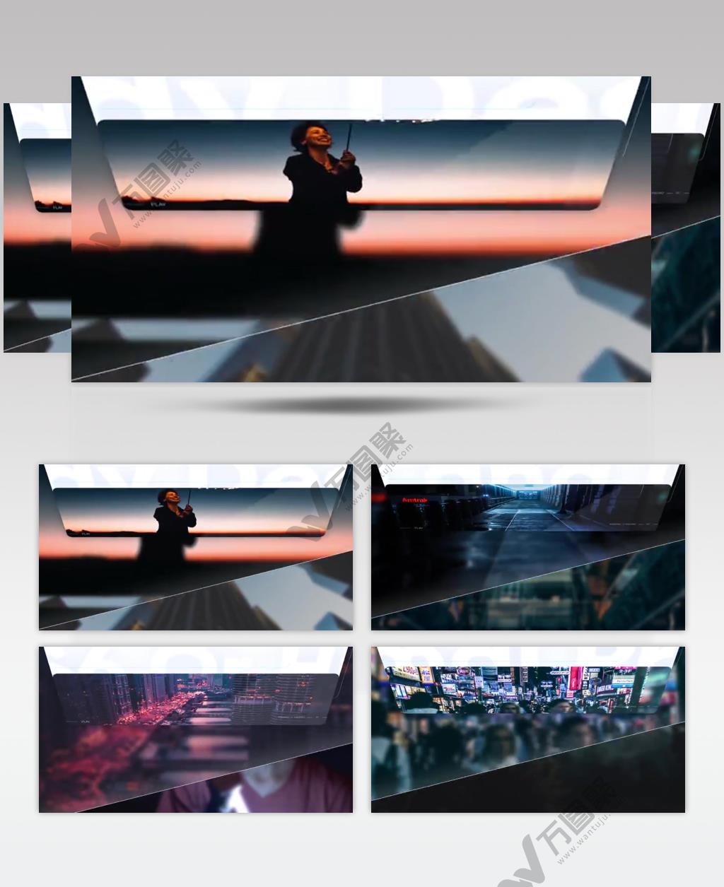 AE 16873 简洁展示 ae素材源文件