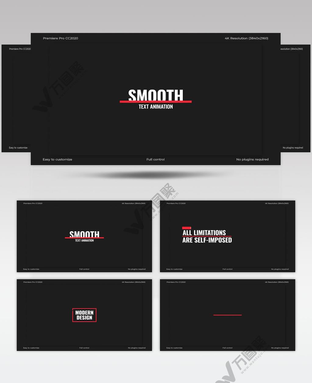 AE 16909 简洁动力标题 ae素材源文件