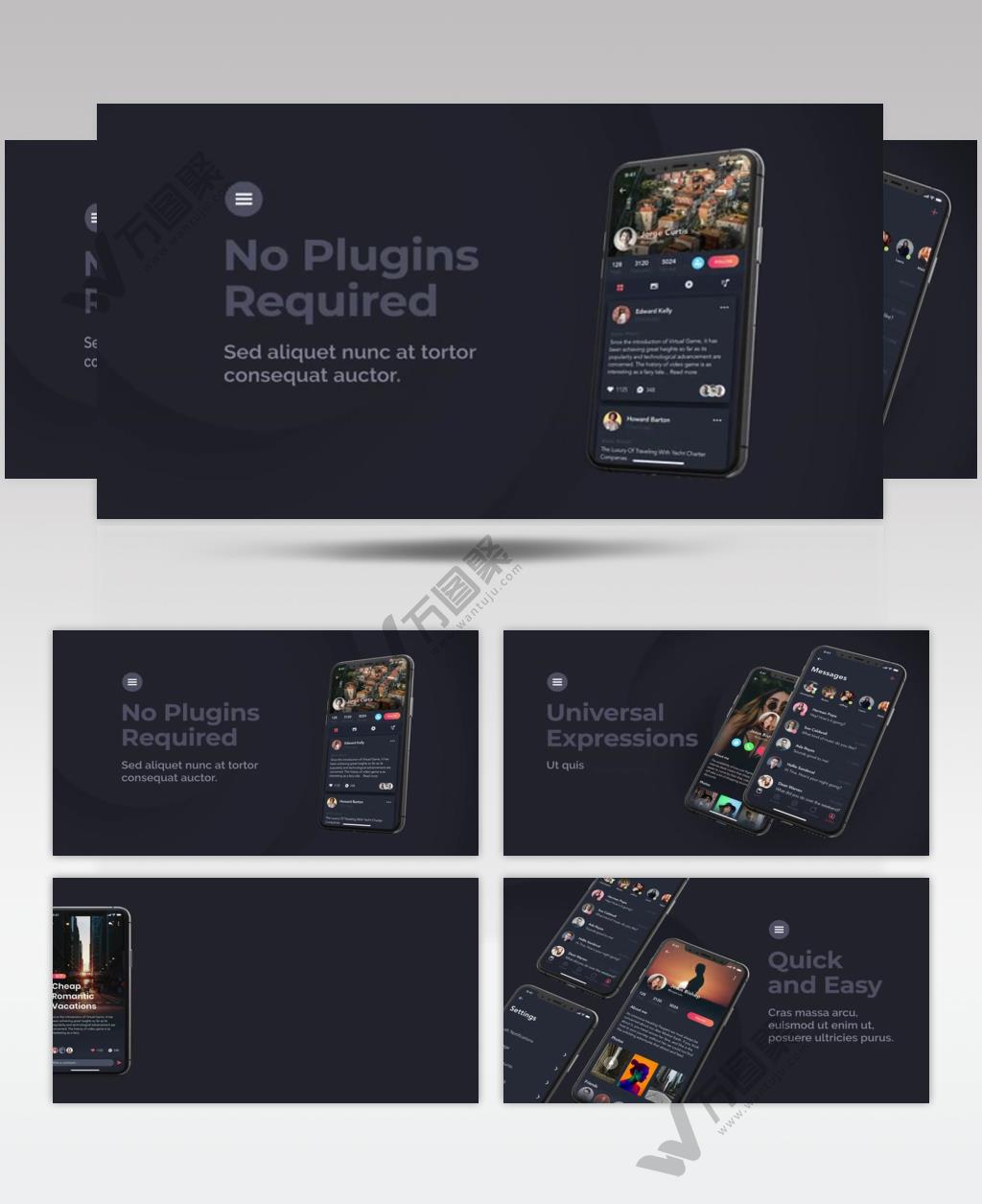 AE 17210 手机应用宣传 ae素材源文件