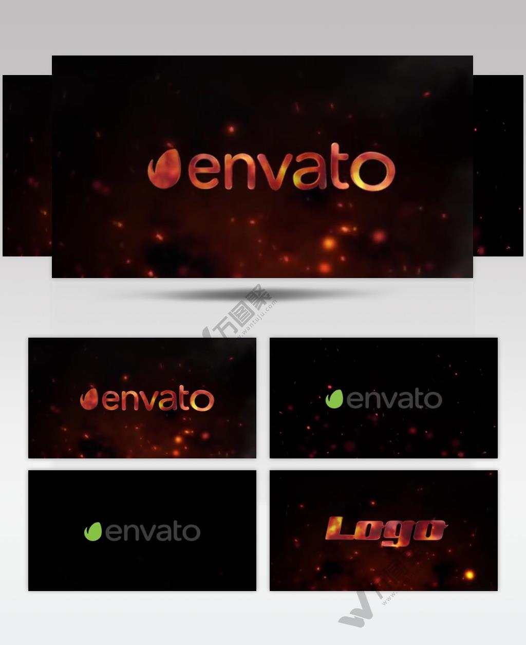 16334 火焰烟雾标志