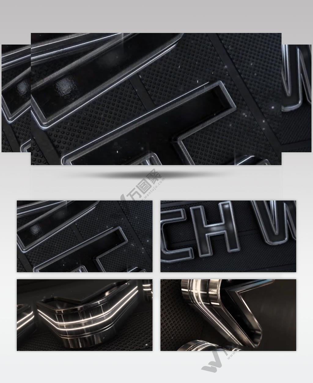 15985 金属霓虹标志 ae文件