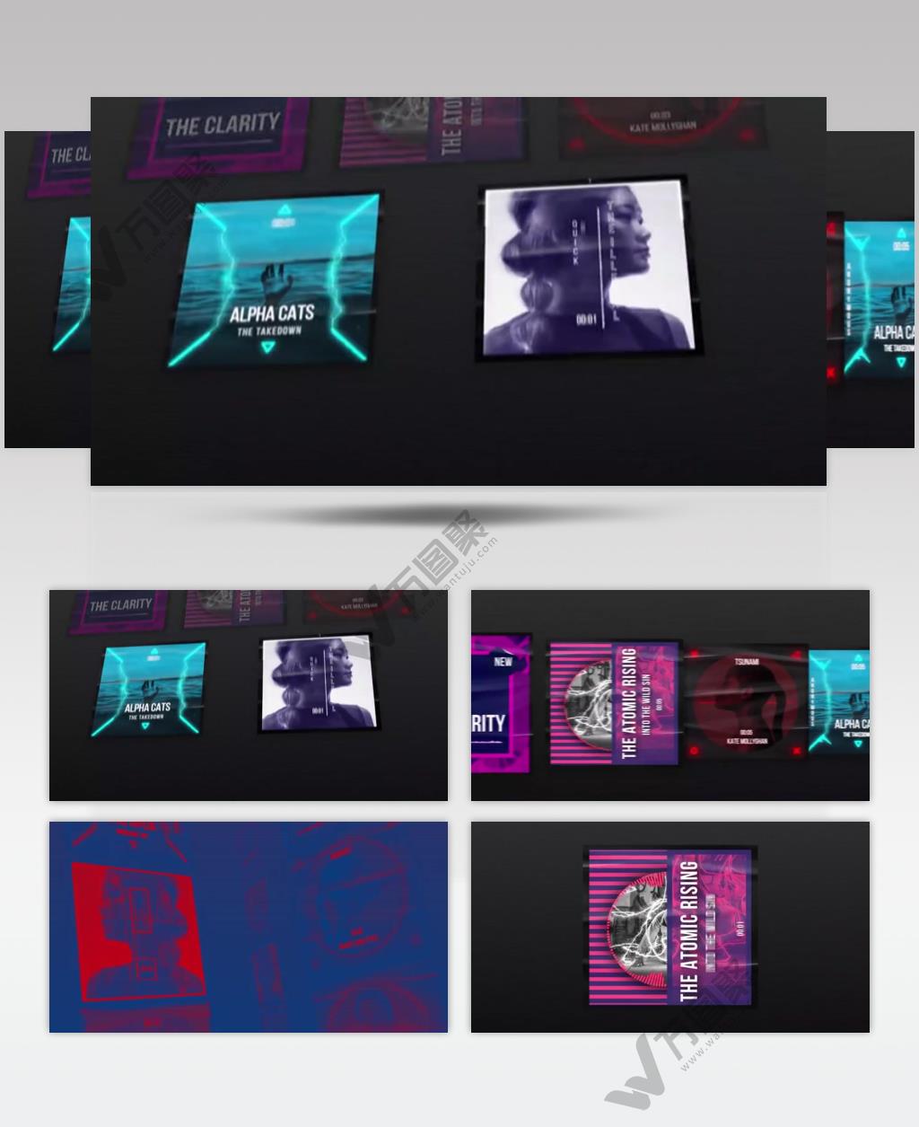 AE 17490 音频可视化 ae素材源文件