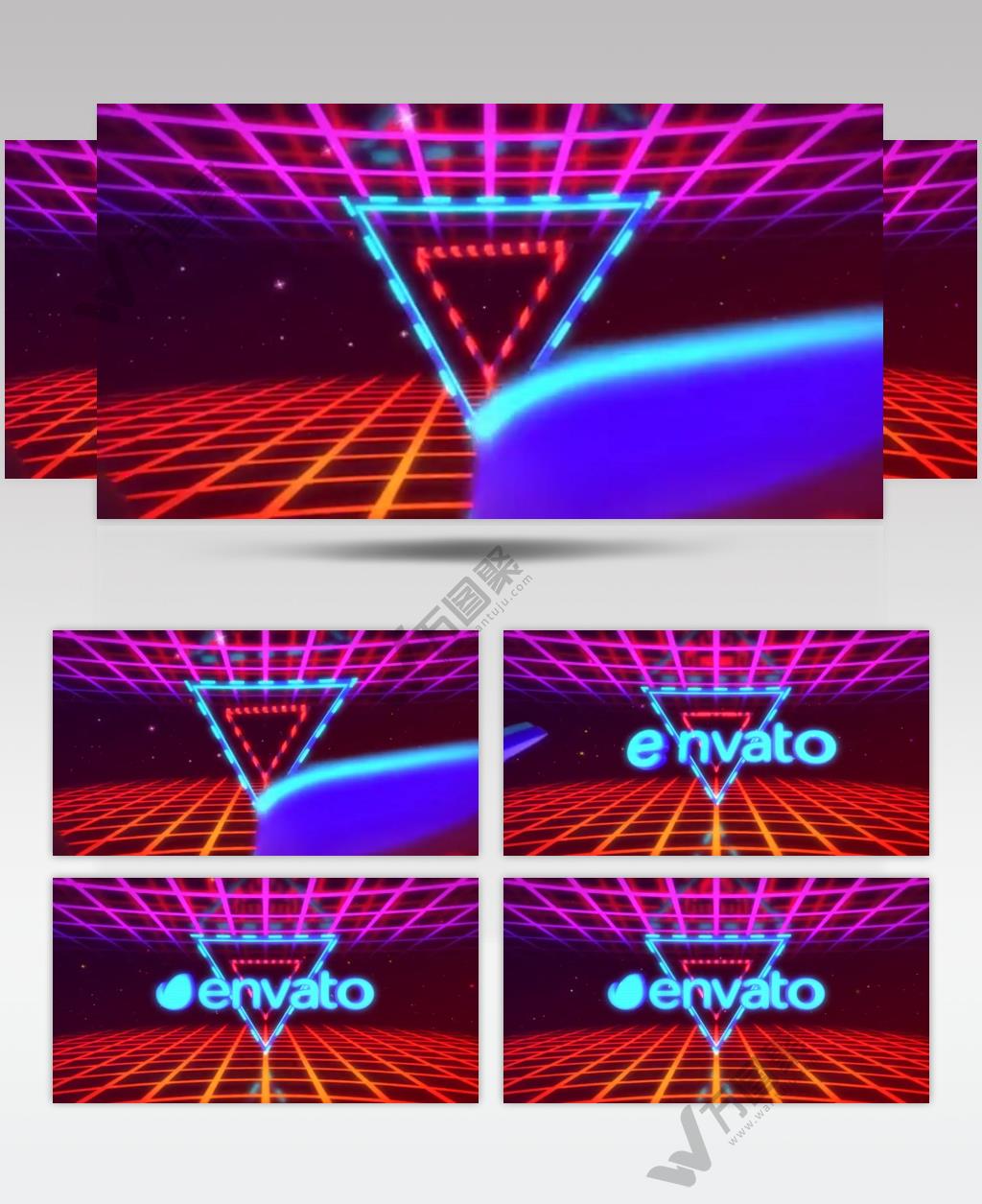 16407 三维优雅复古标志