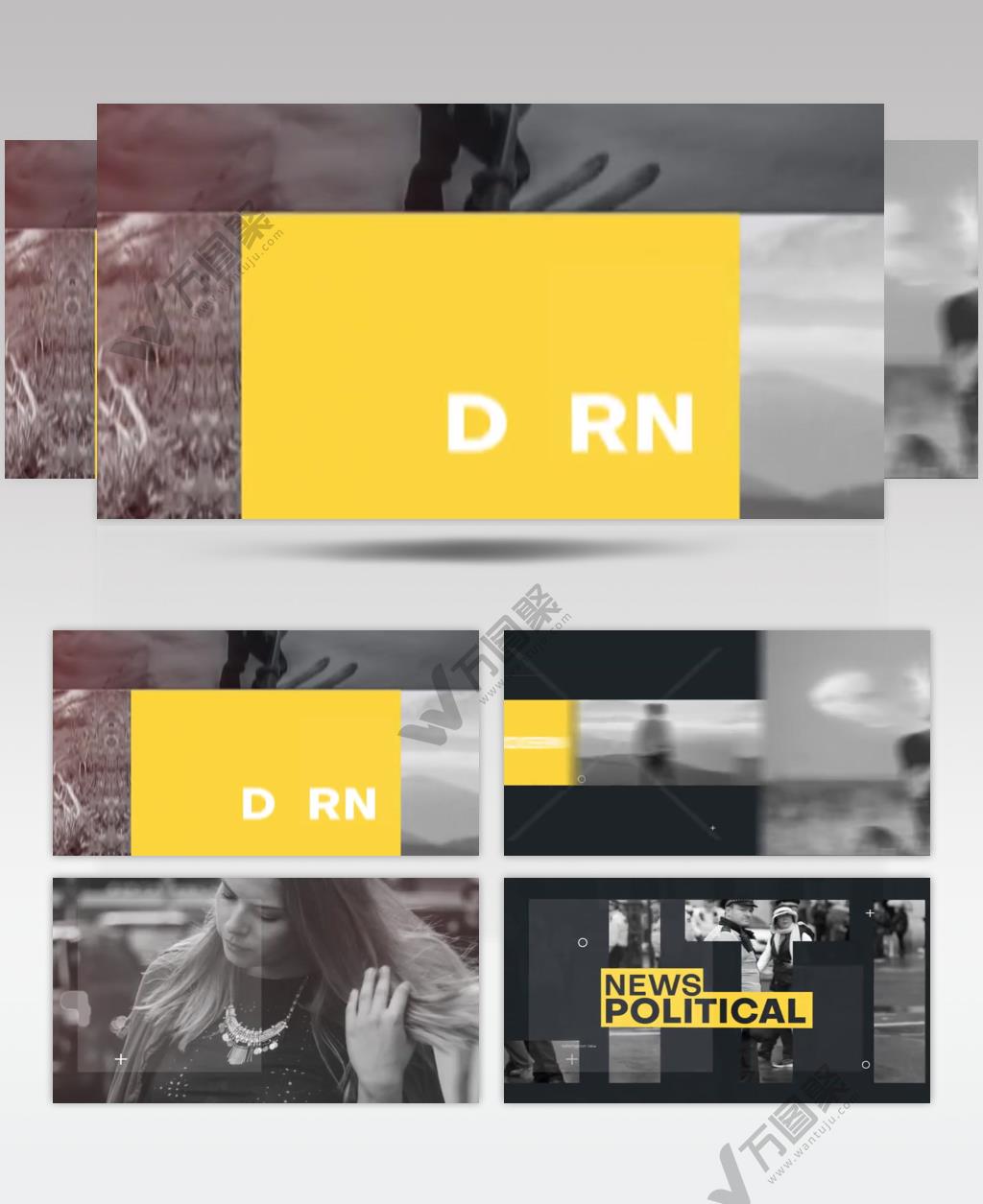 AE 16579 全球信息 ae素材源文件